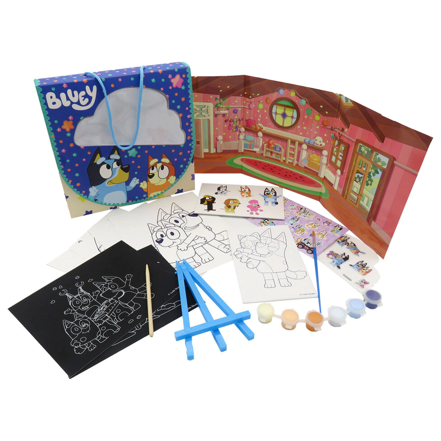 Bluey umetniški set fotografija izdelka