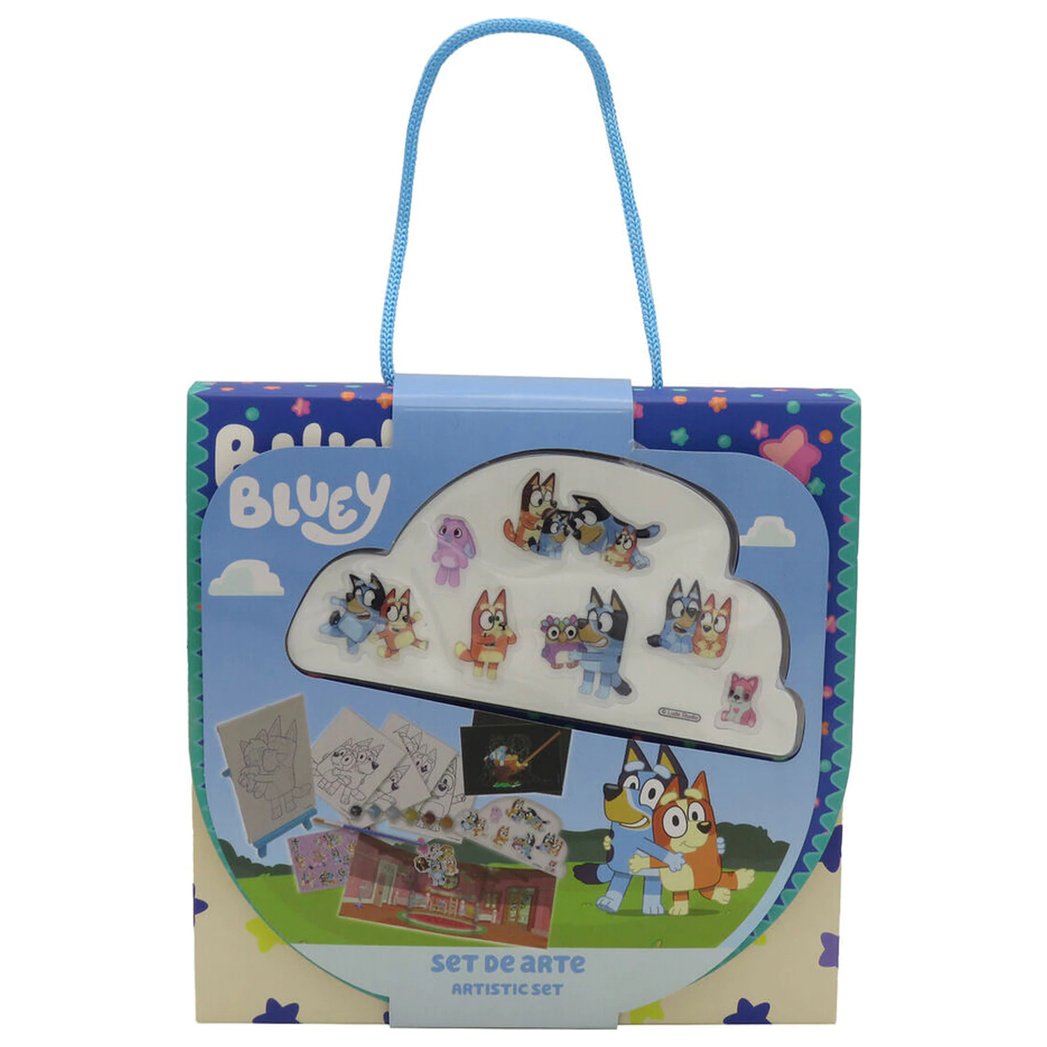 Bluey umetniški set fotografija izdelka