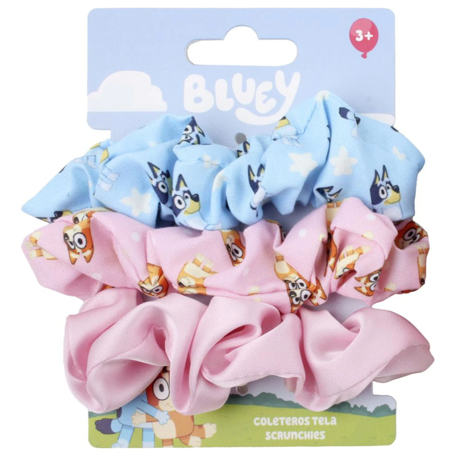 Bluey Fun Set gumic za lase, 3-delni fotografija izdelka