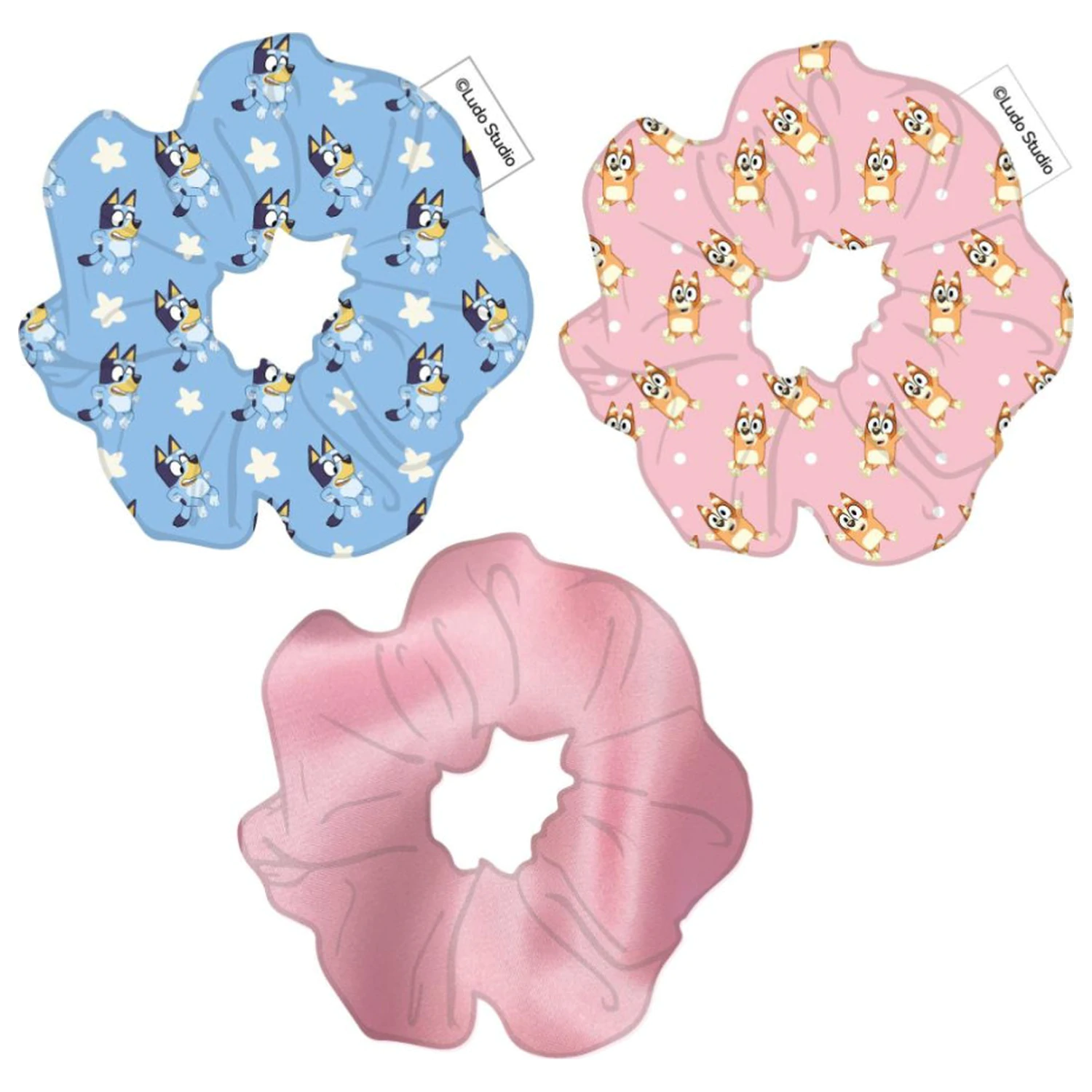 Bluey Fun Set gumic za lase, 3-delni fotografija izdelka
