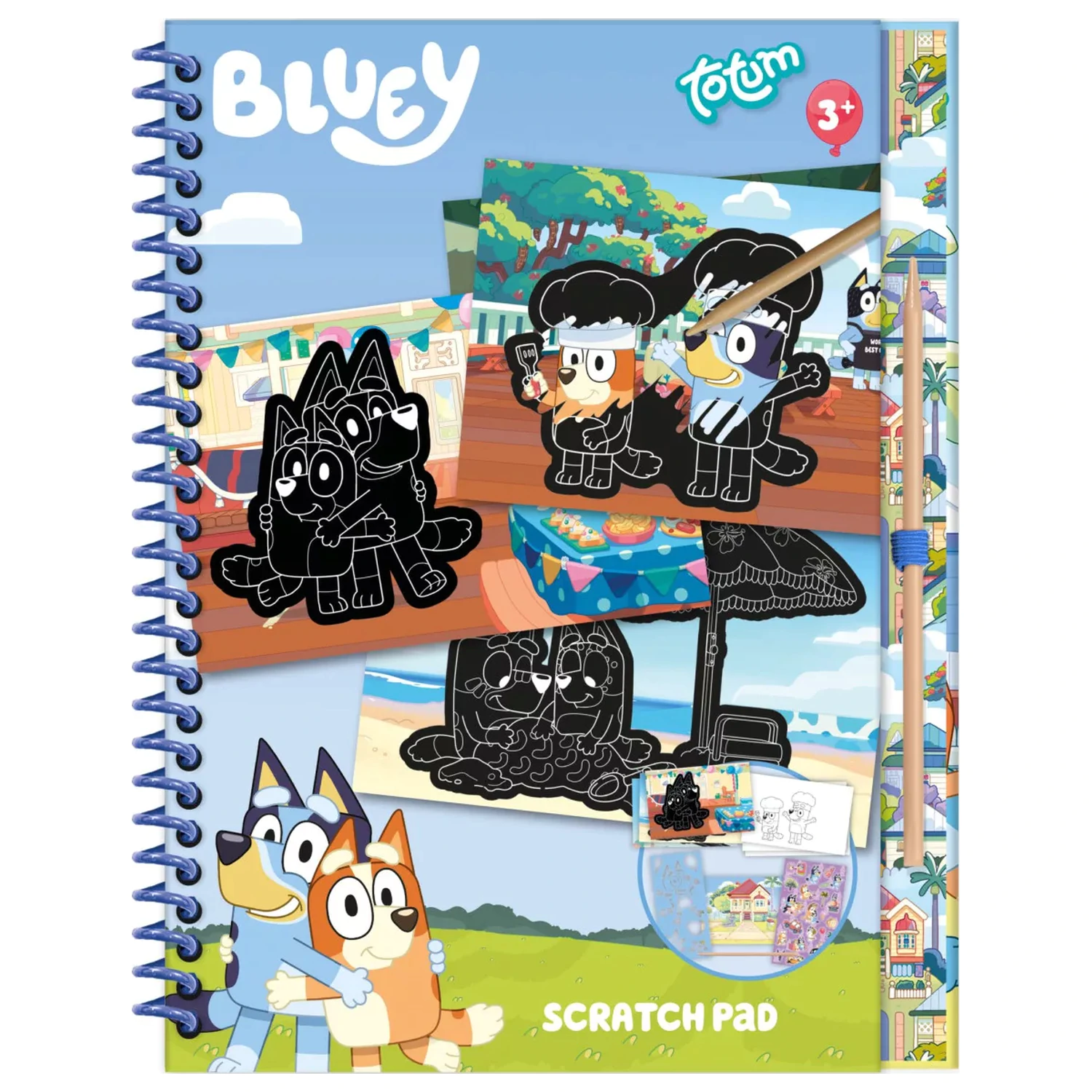 Bluey zabavni komplet in aktivnost "Scratch Art" fotografija izdelka