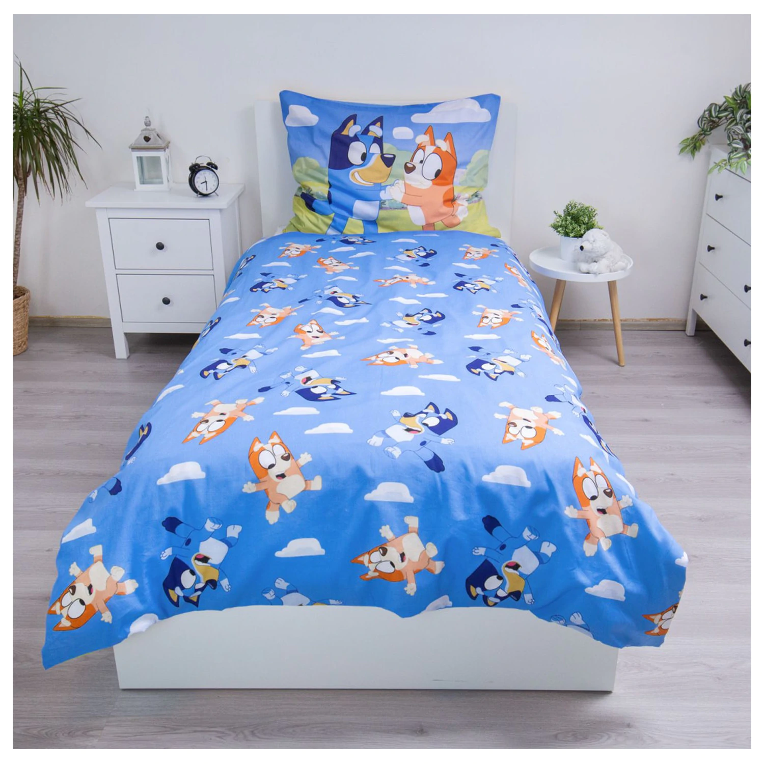 Bluey Happy Family prevleka za odejo fotografija izdelka