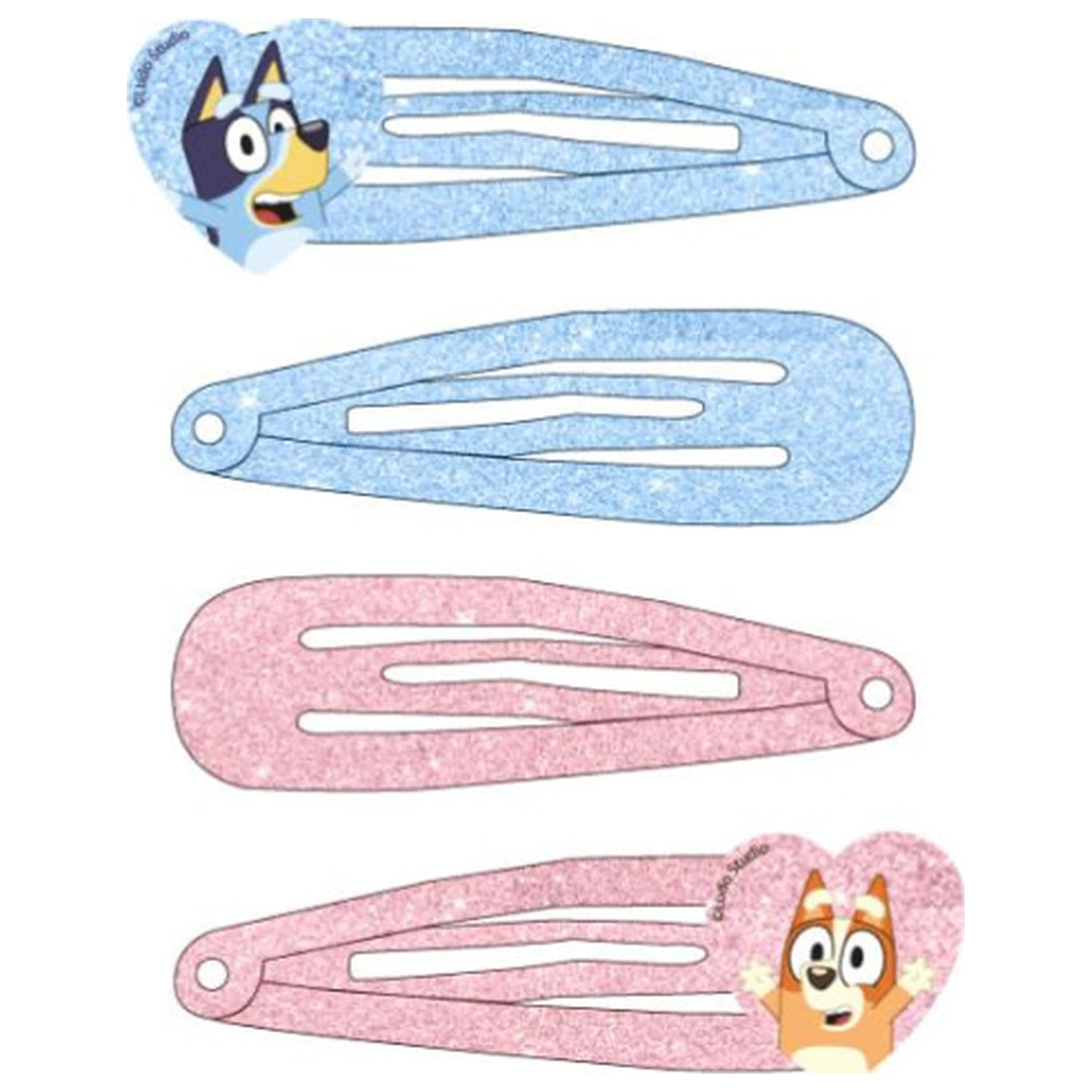 Bluey Heart Sponke za lase 4 kosi fotografija izdelka