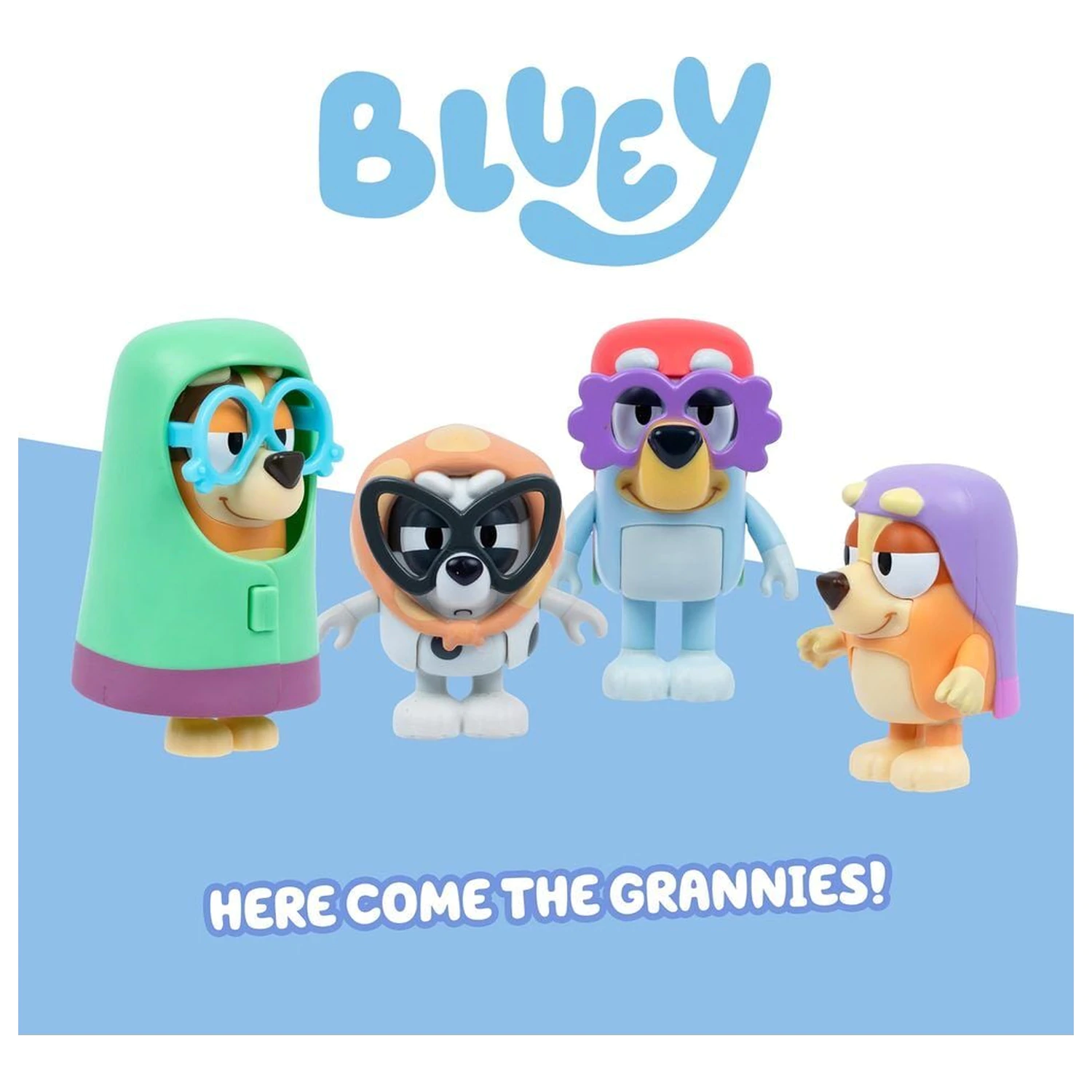 Bluey Here Come The Grannies pakiranje s 4 figurami fotografija izdelka