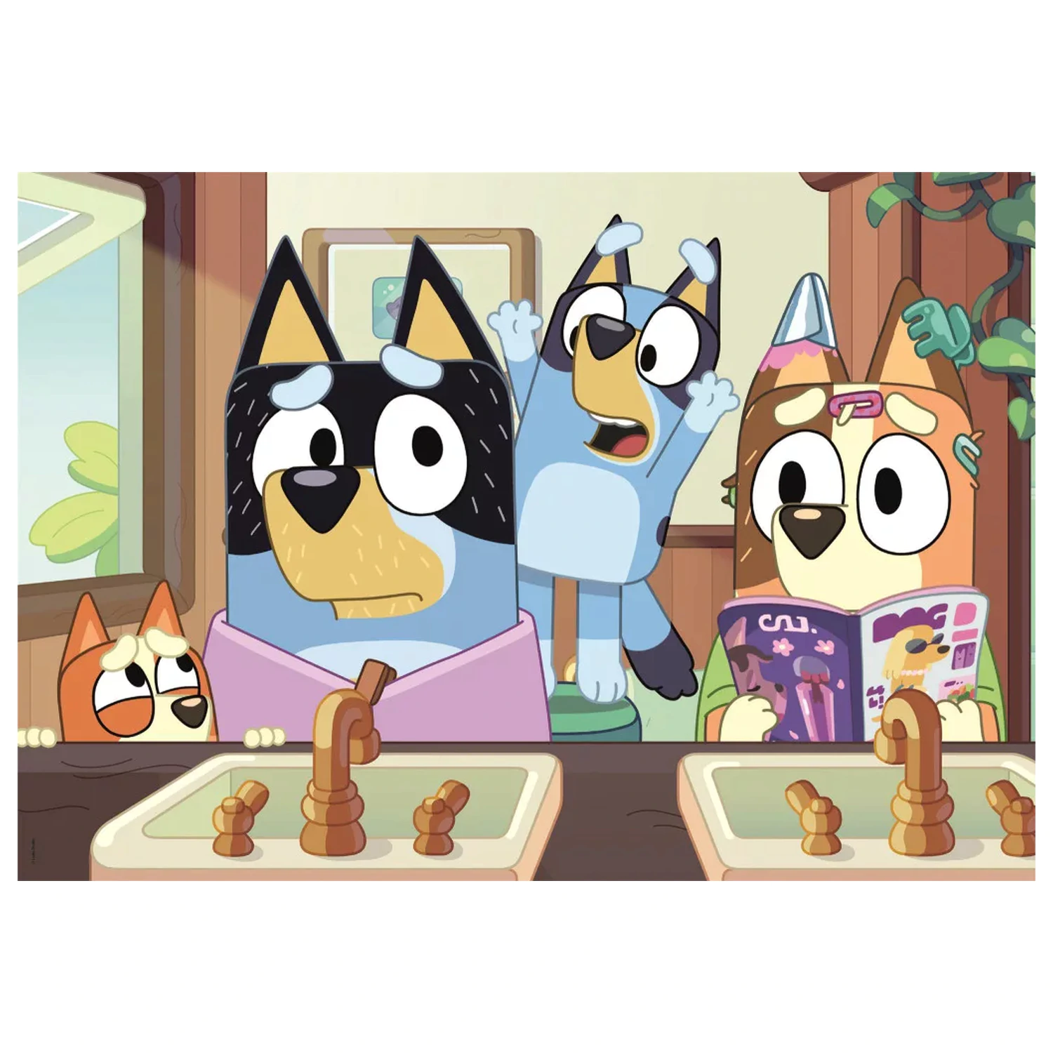 Bluey Home Fun 30 kosov sestavljanke fotografija izdelka