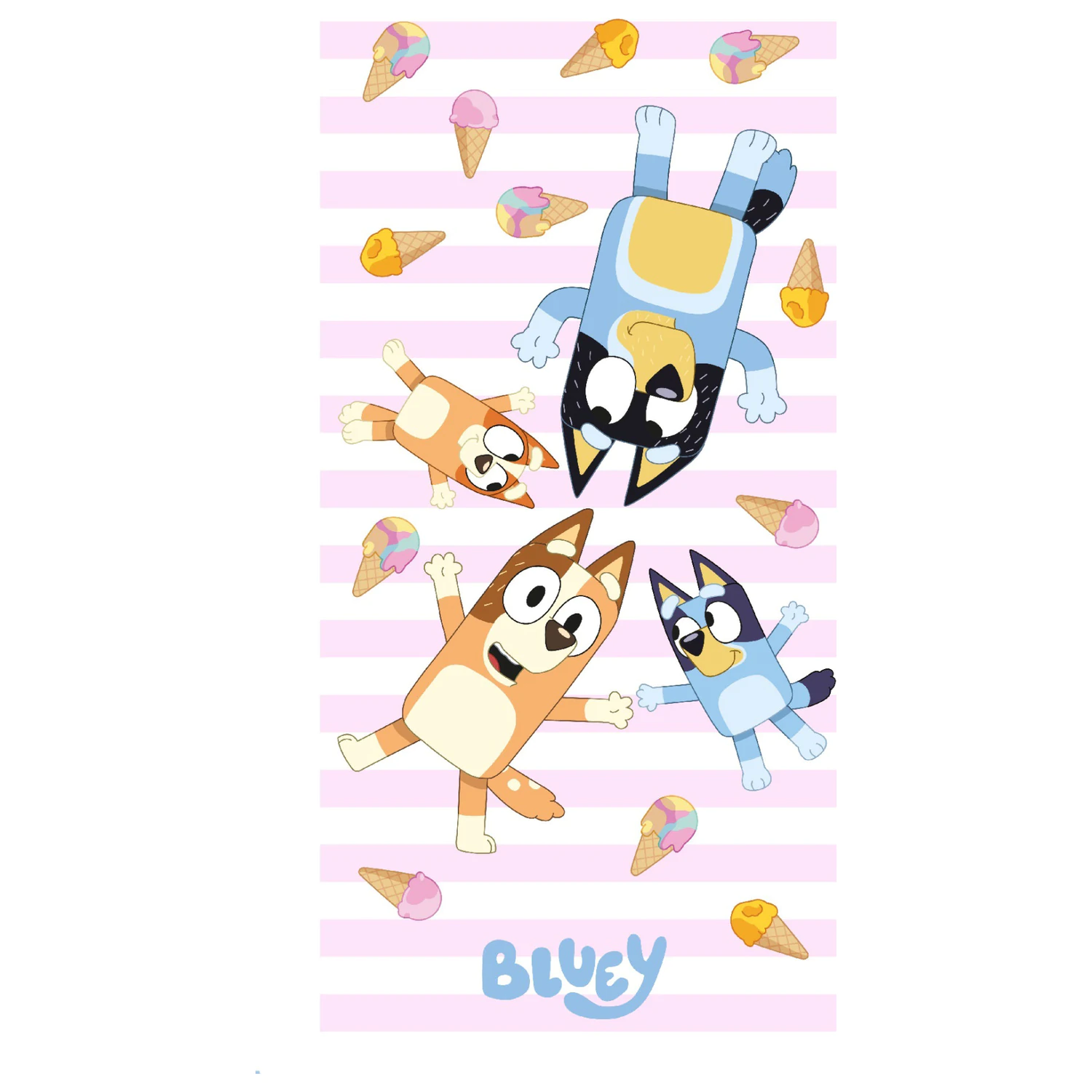 Bluey brisača za kopanje, brisača za plažo fotografija izdelka