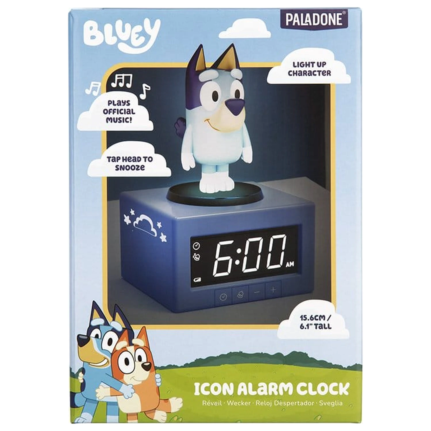 Bluey Icon Budilka fotografija izdelka
