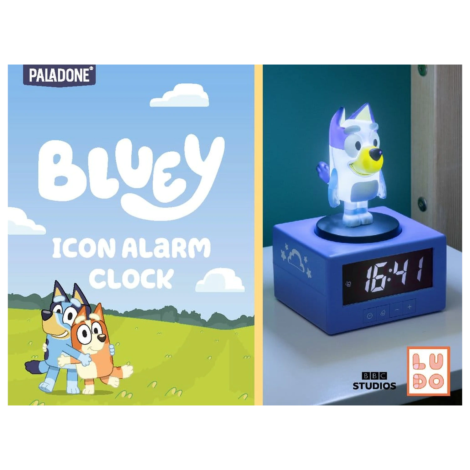 Bluey Icon Budilka fotografija izdelka