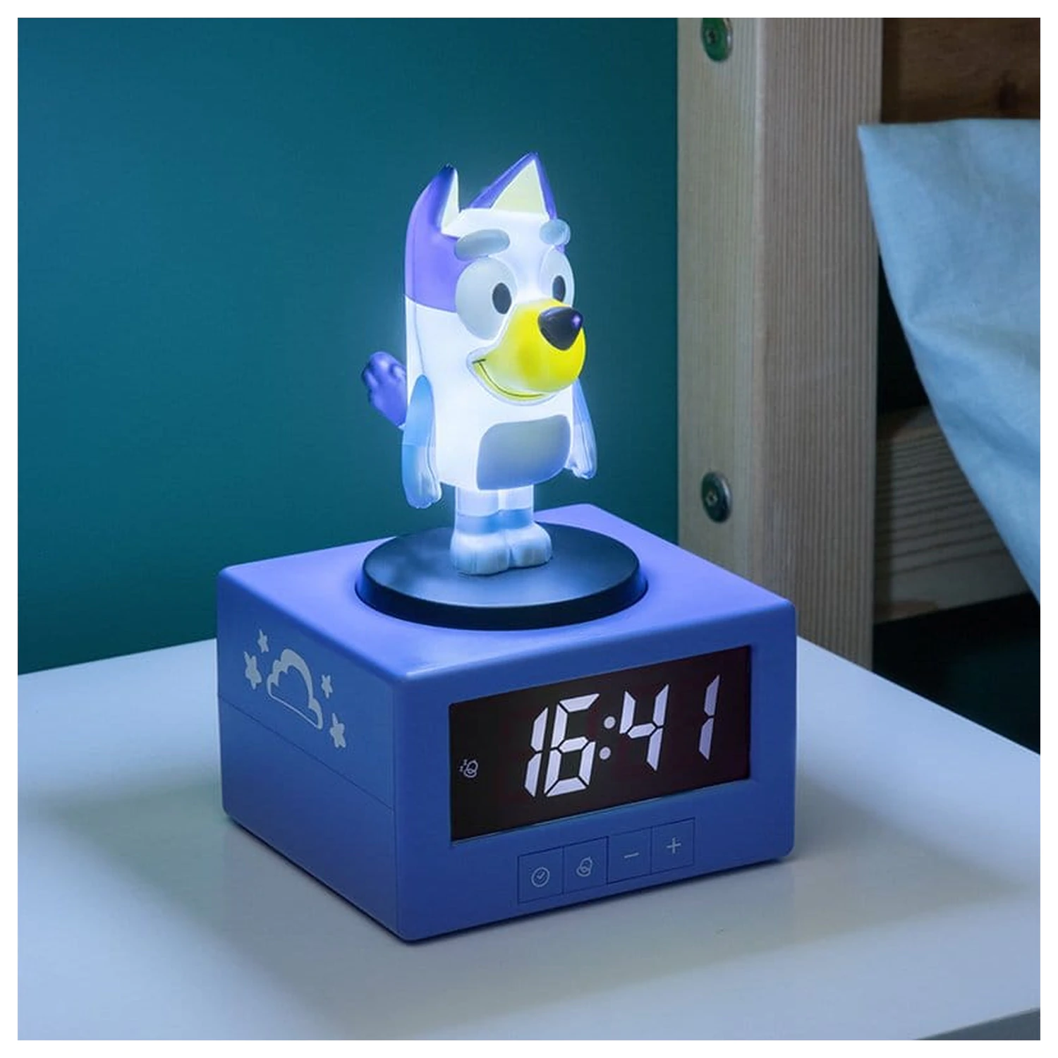Bluey Icon Budilka fotografija izdelka