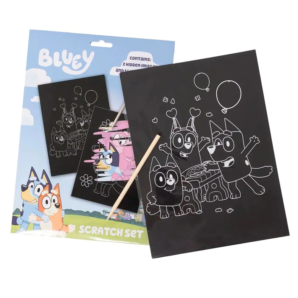 Bluey Scratch pisalni set fotografija izdelka