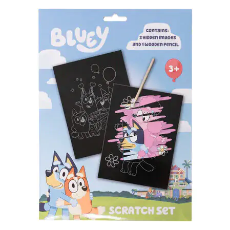 Bluey Scratch pisalni set fotografija izdelka