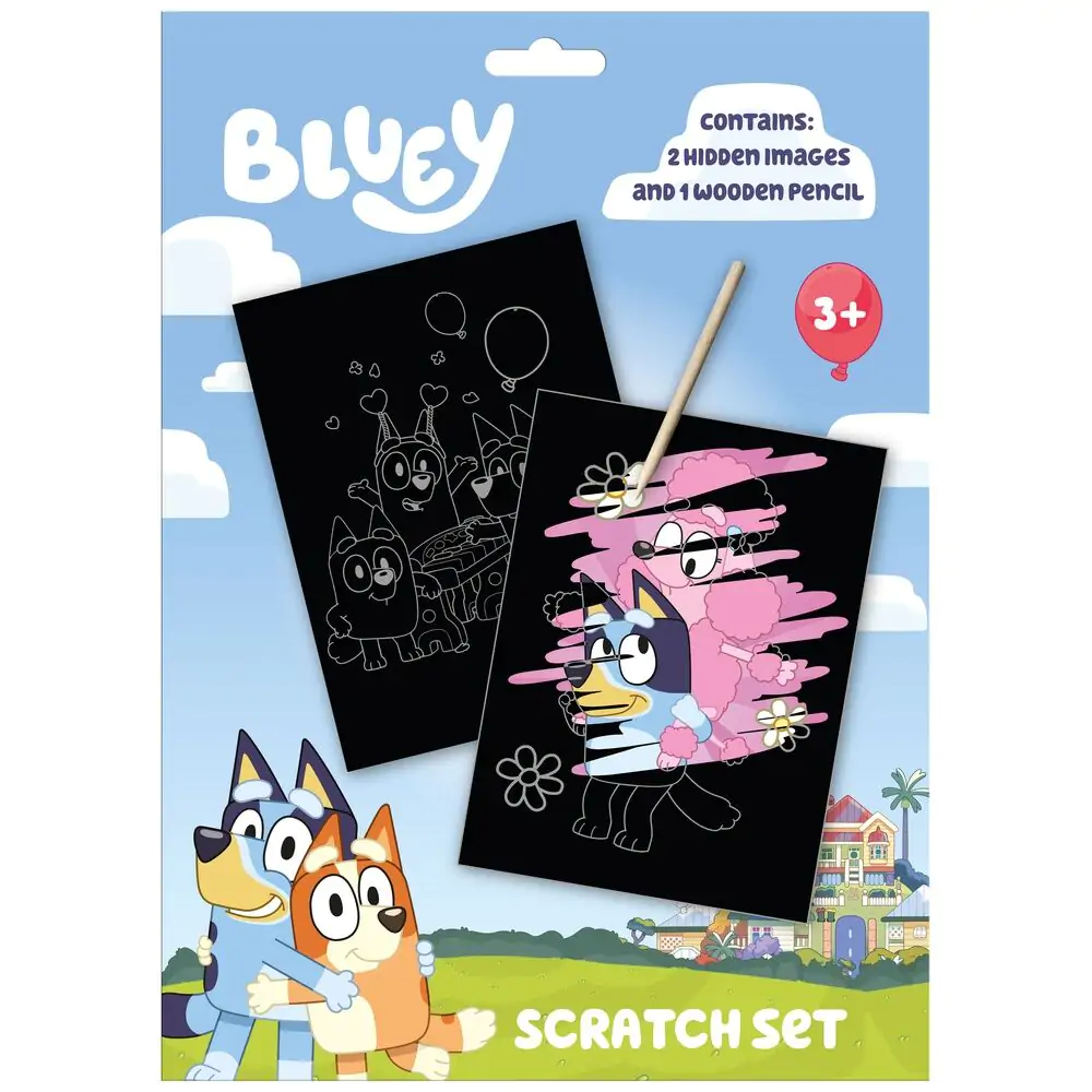 Bluey Scratch pisalni set fotografija izdelka
