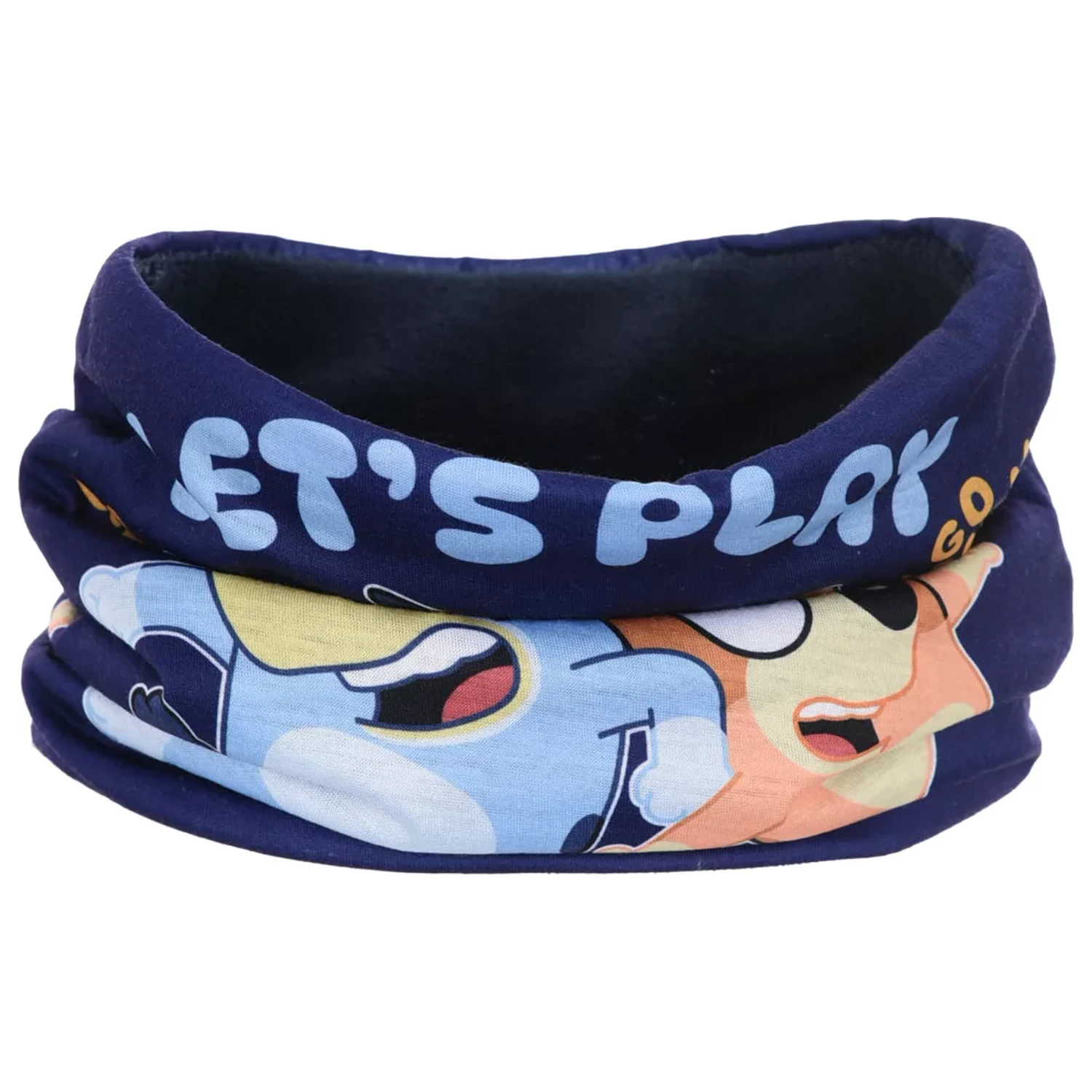 Bluey Let's Play otroški šal, cevasti šal fotografija izdelka