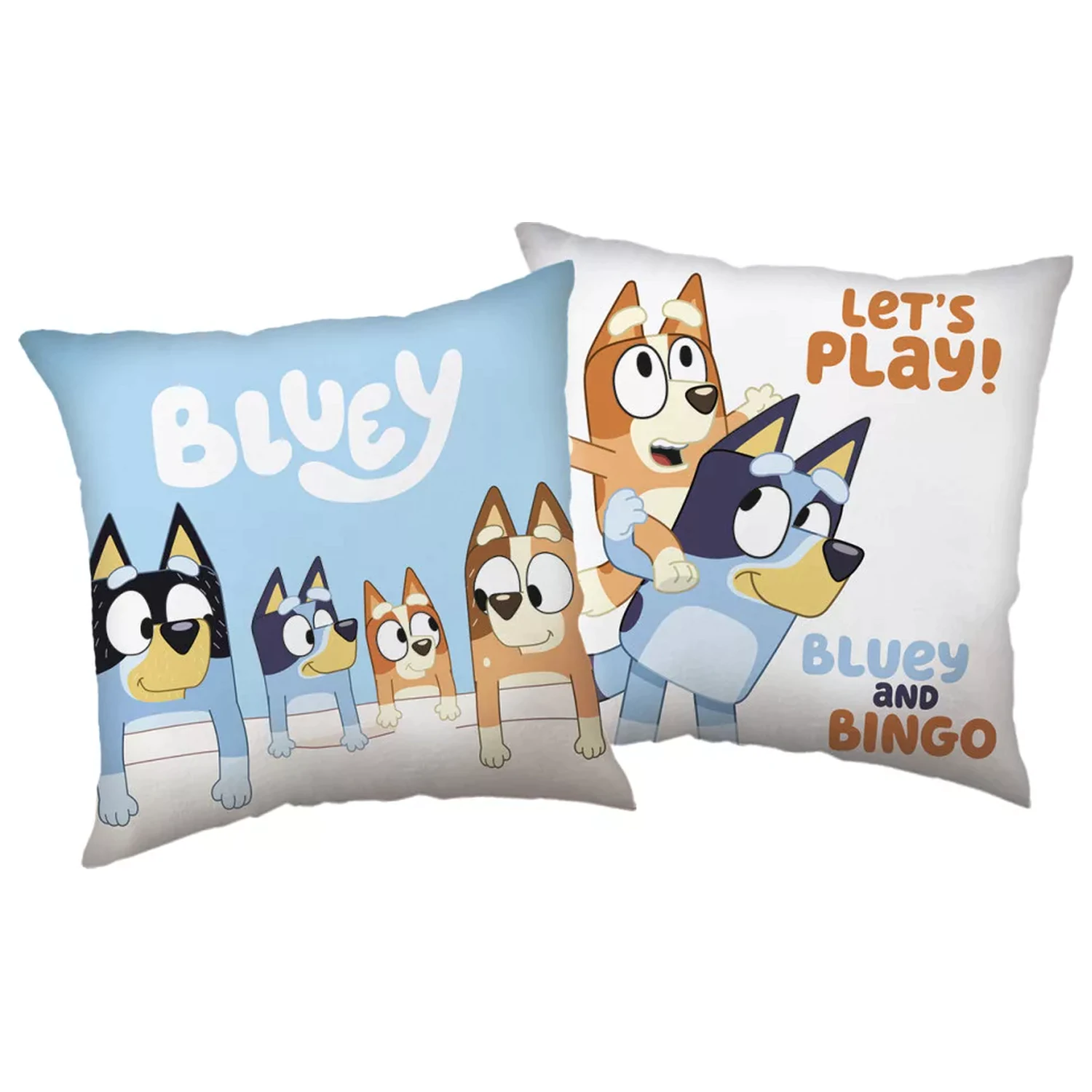 Bluey Let's Play Blazina, Okrasna blazina fotografija izdelka