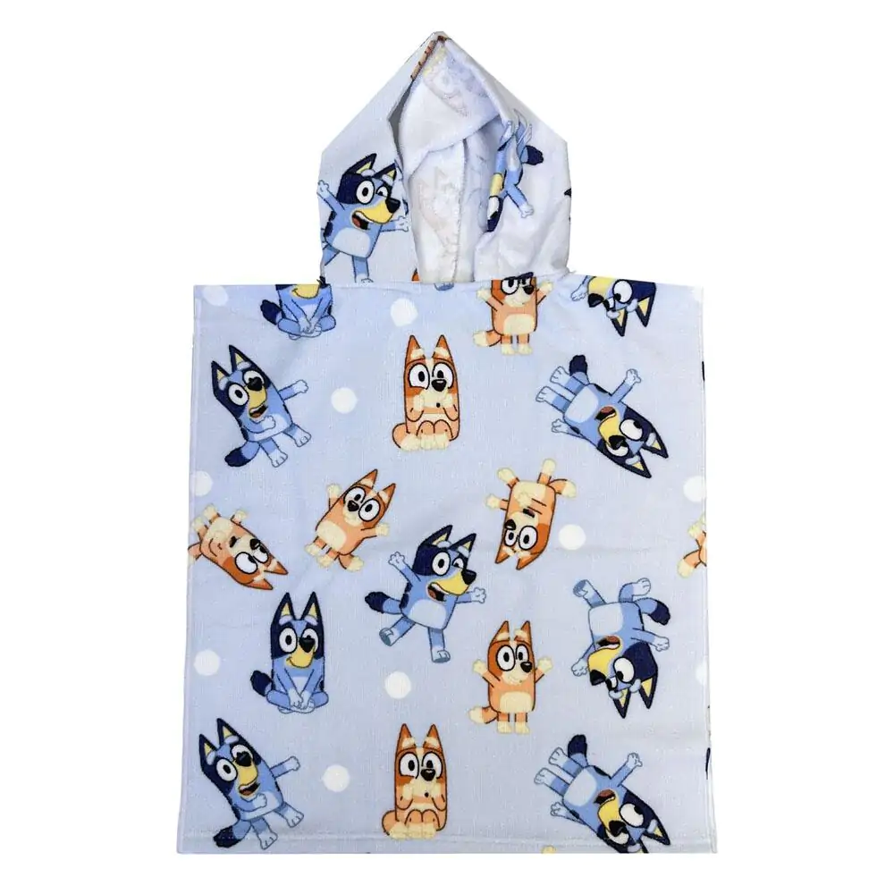 Bluey microfibre poncho brisača za na plažo fotografija izdelka