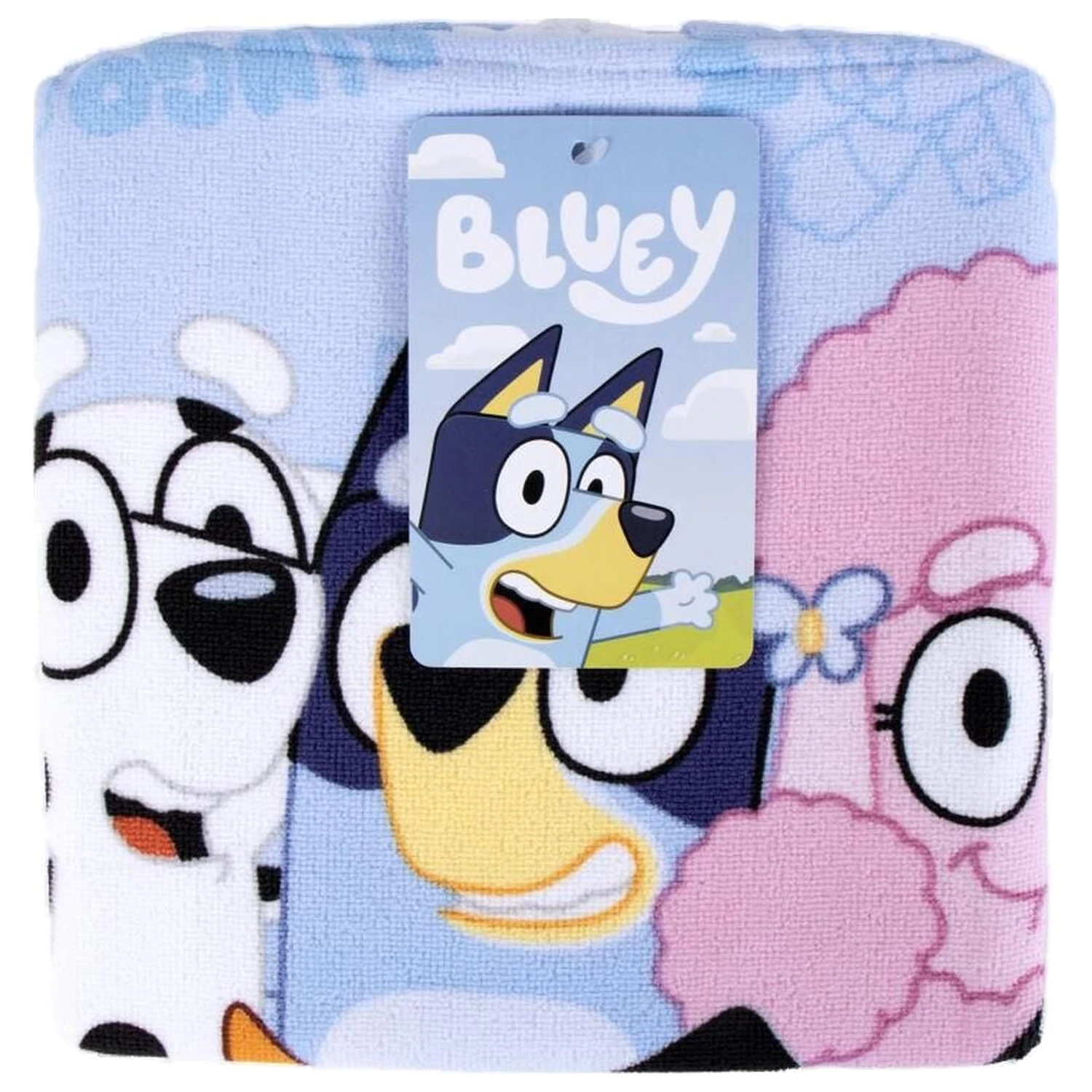 Bluey pončo brisača iz mikrovlaken fotografija izdelka