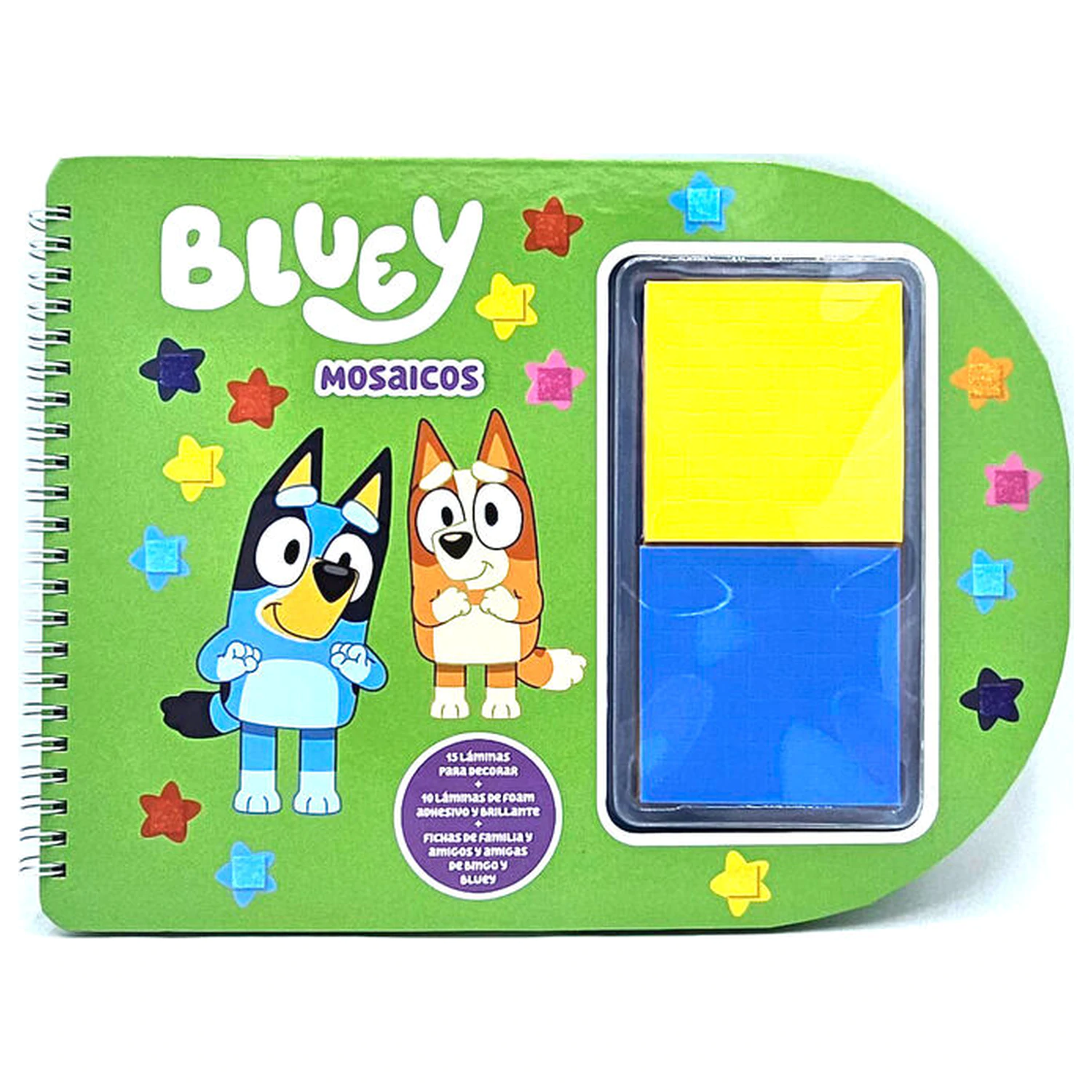 Bluey zvezek z mozaiki fotografija izdelka