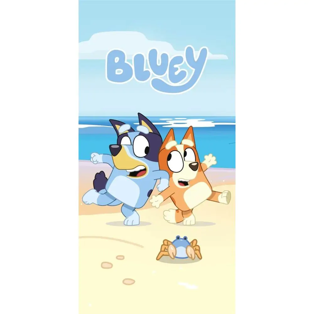 Bluey bombažna brisača za na plažo fotografija izdelka