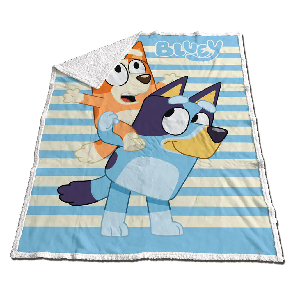Bluey koralna sherpa odeja 120x150 cm fotografija izdelka
