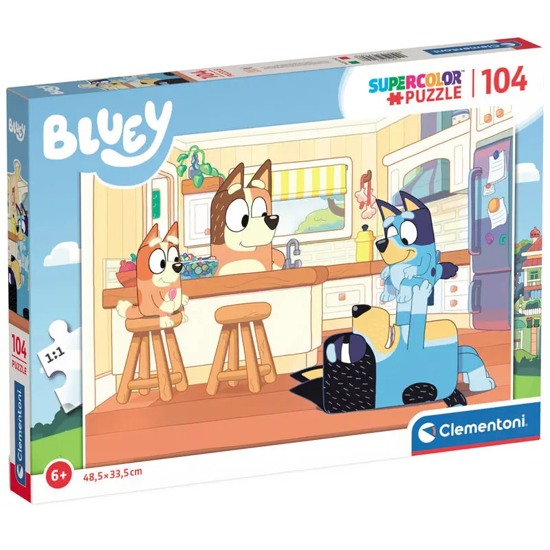 Bluey sestavljanka 104 kosov fotografija izdelka