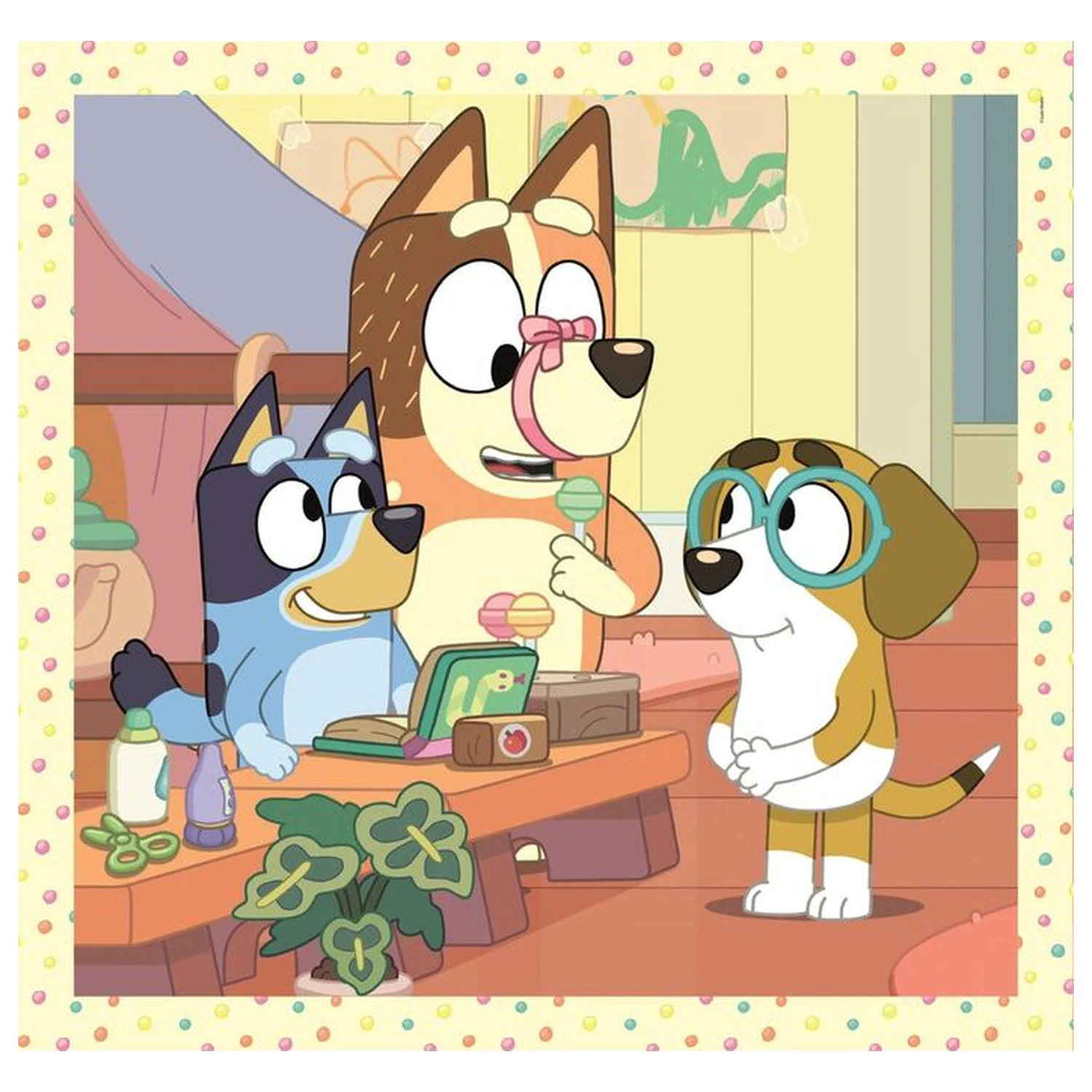 Bluey sestavljanka 3x48 kosov fotografija izdelka
