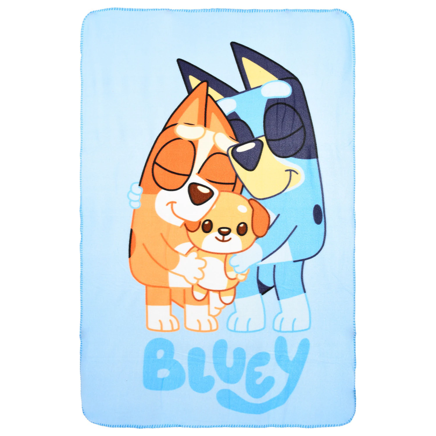 Bluey Snuggle Time flis odeja fotografija izdelka