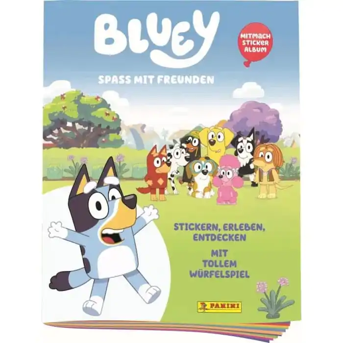 Bluey Spaß mit Freunden Album s nalepkami *German Version* fotografija izdelka