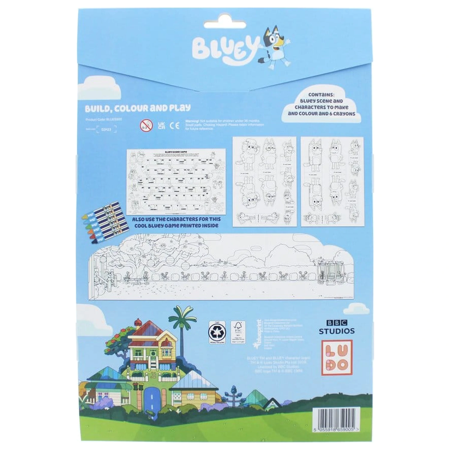 Bluey Set za barvanje in svet igre fotografija izdelka