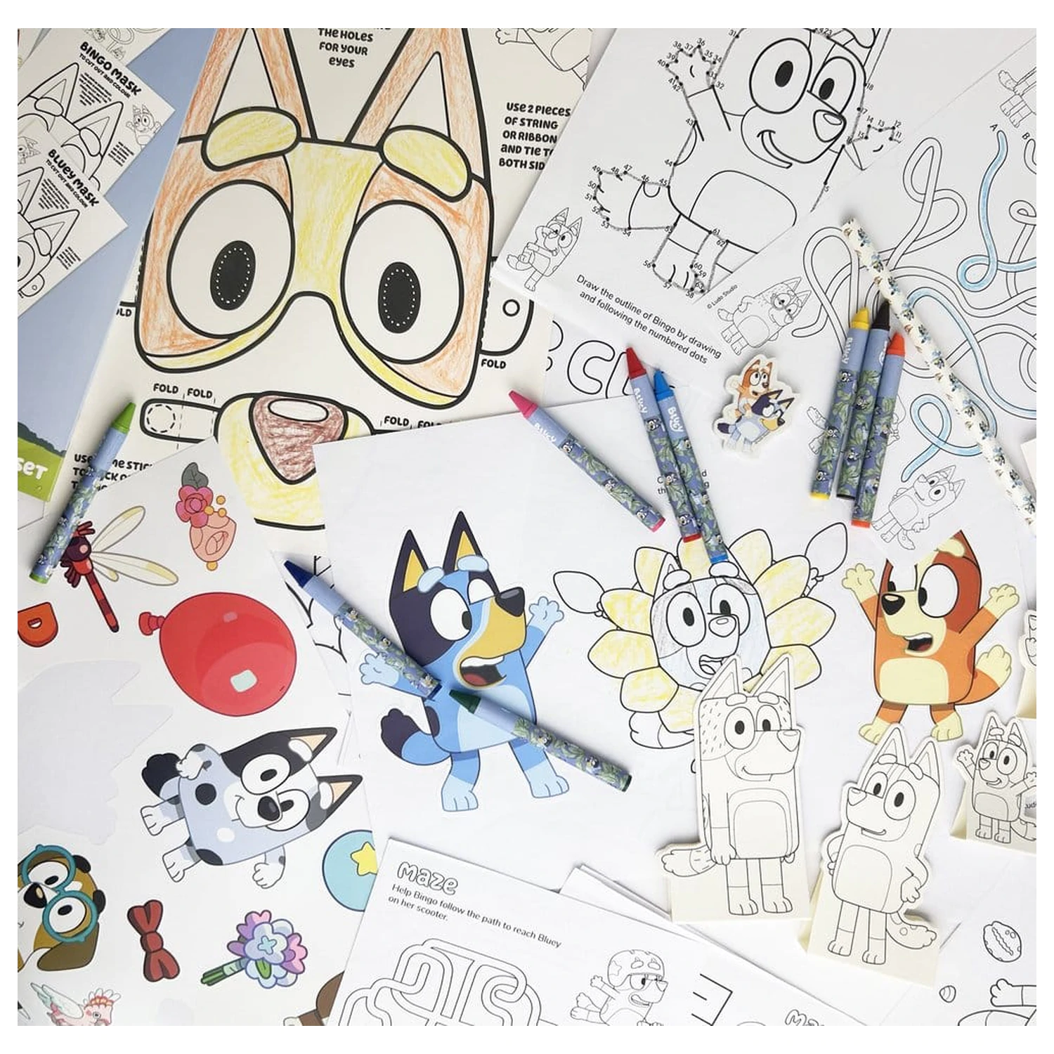 Bluey Play & Učni komplet plakatov fotografija izdelka