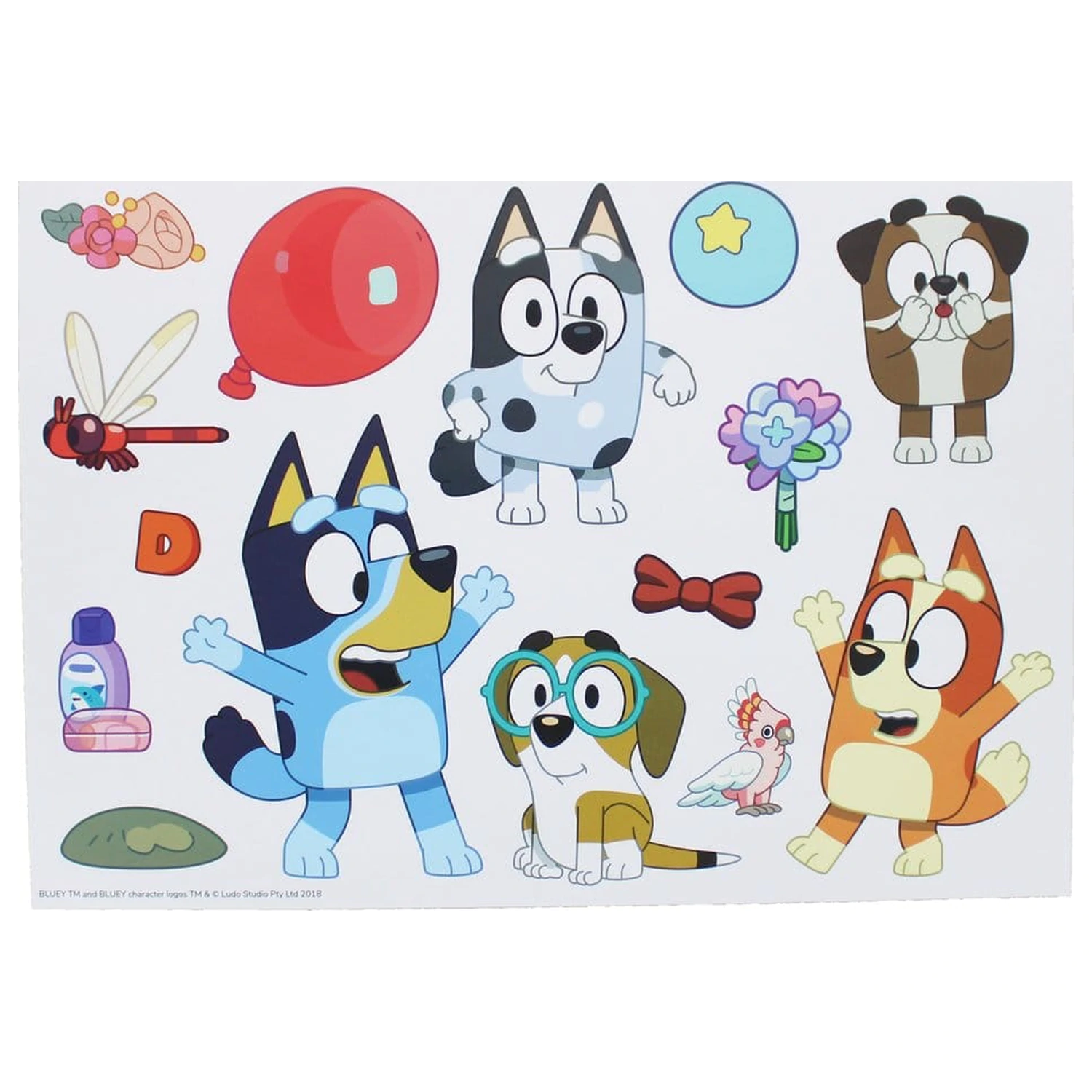 Bluey Play & Učni komplet plakatov fotografija izdelka