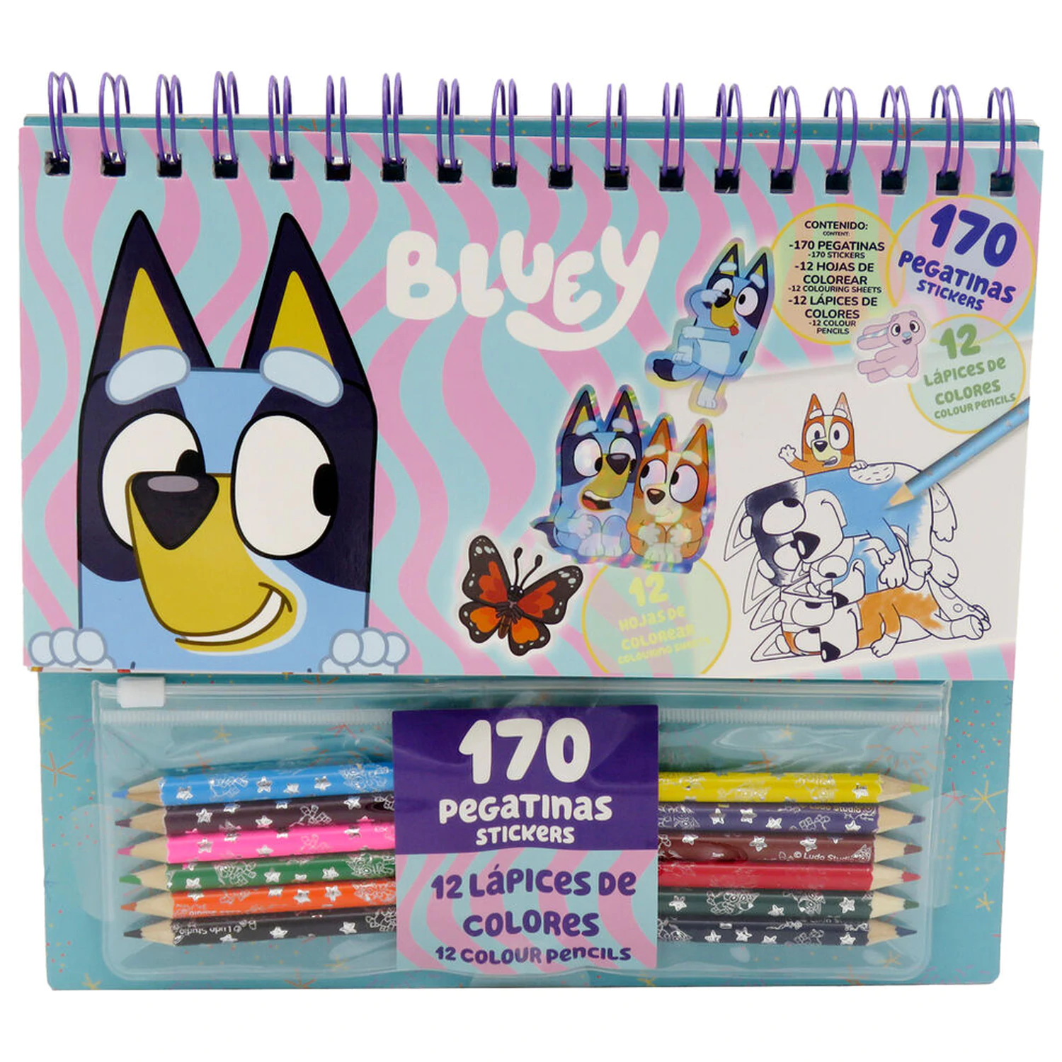 Bluey Komplet za barvanje z nalepkami fotografija izdelka