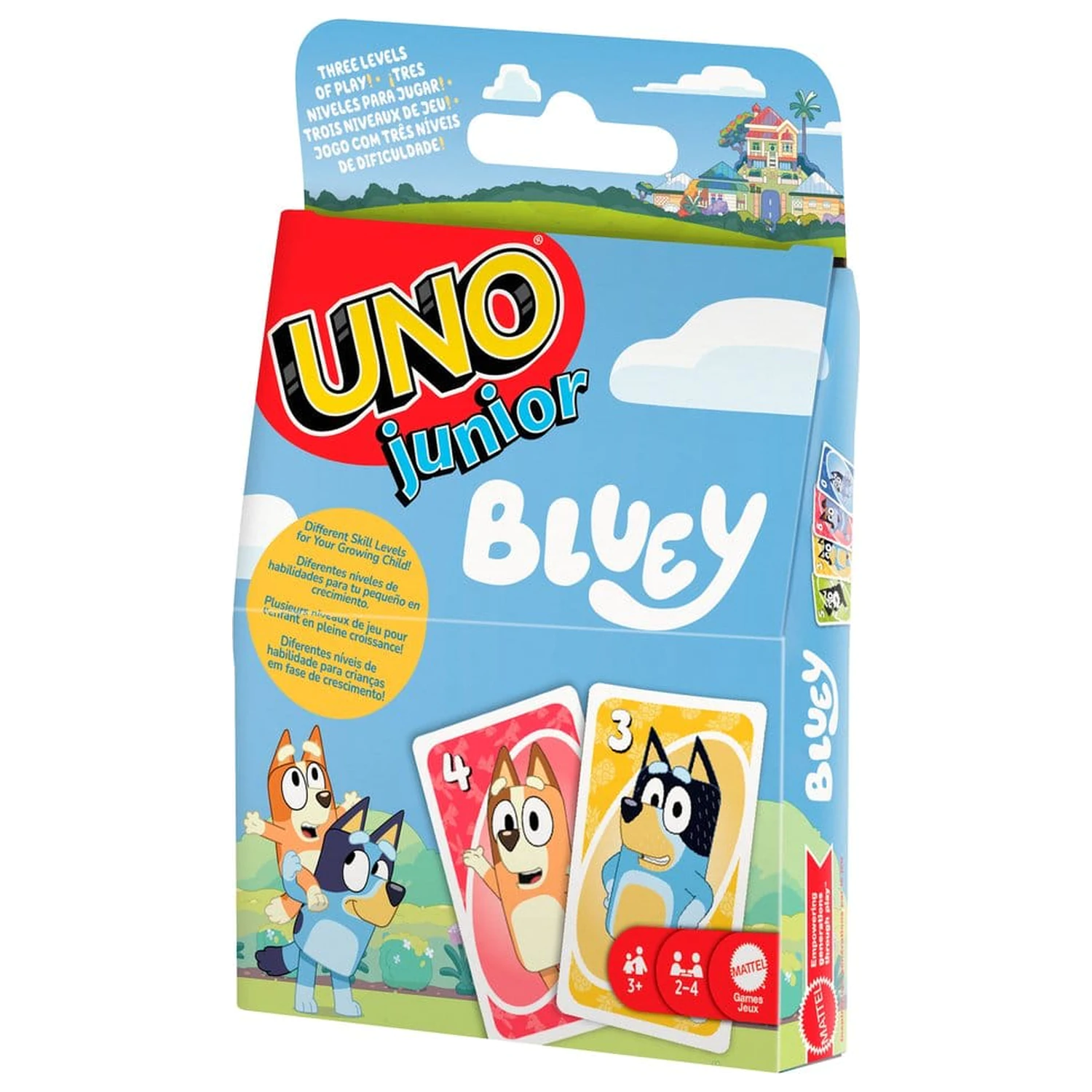 Bluey UNO Junior igra s kartami fotografija izdelka