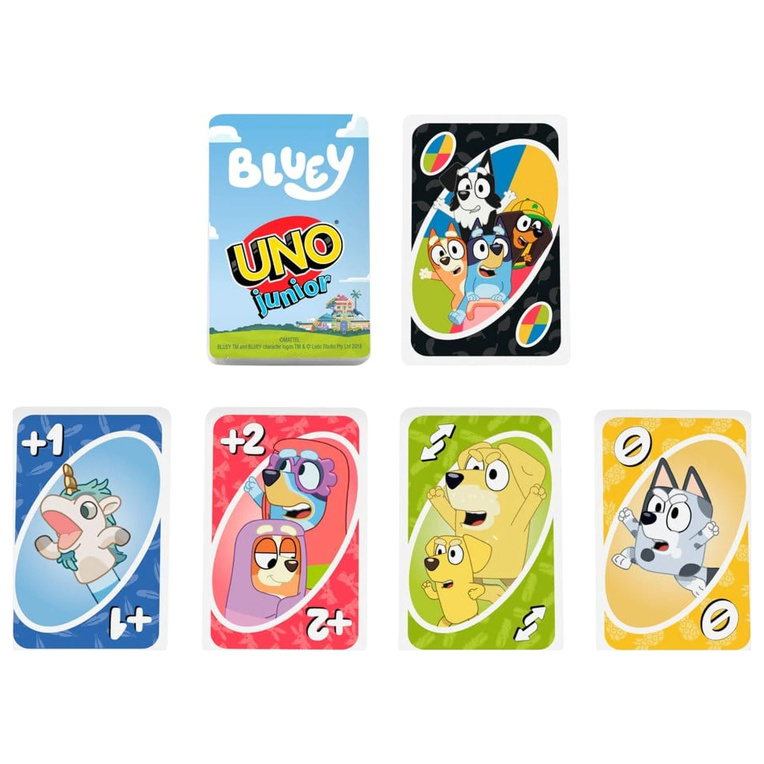 Bluey UNO Junior igra s kartami fotografija izdelka