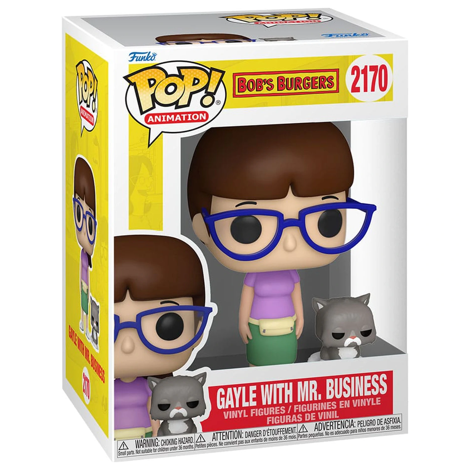 Bob's Burgers Funko POP!&Buddy TV vinilna figura Gayle z Mr. Business 9 cm fotografija izdelka