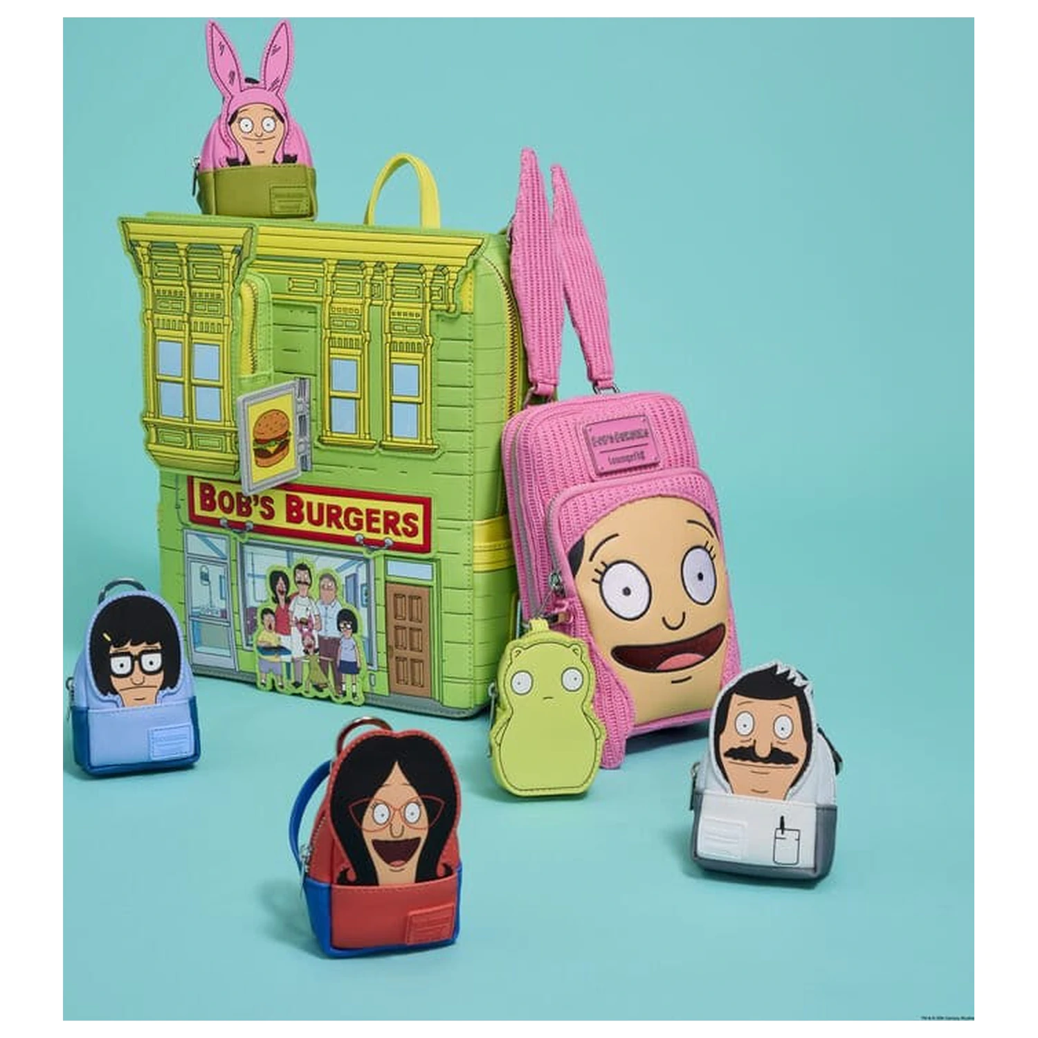 Bob's Burgers by Loungefly Torba s prečko in denarnico za kovance Restaurant fotografija izdelka