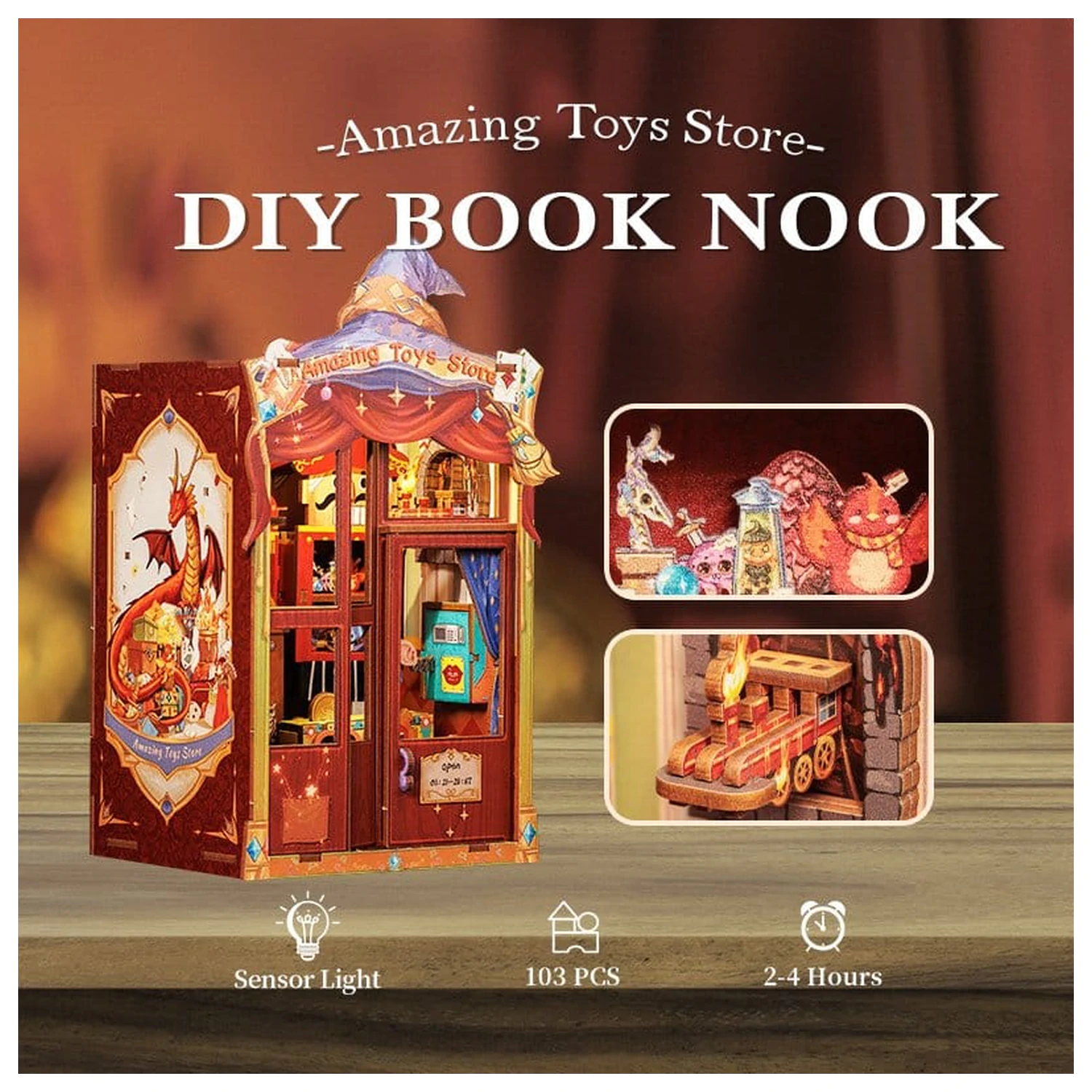 Book Nook Amazing Toy Store 17 x 12 cm  fotografija izdelka