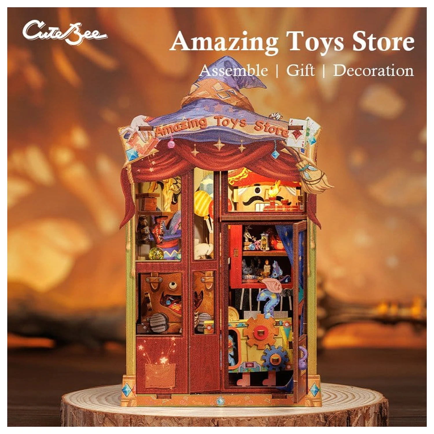 Book Nook Amazing Toy Store 17 x 12 cm  fotografija izdelka