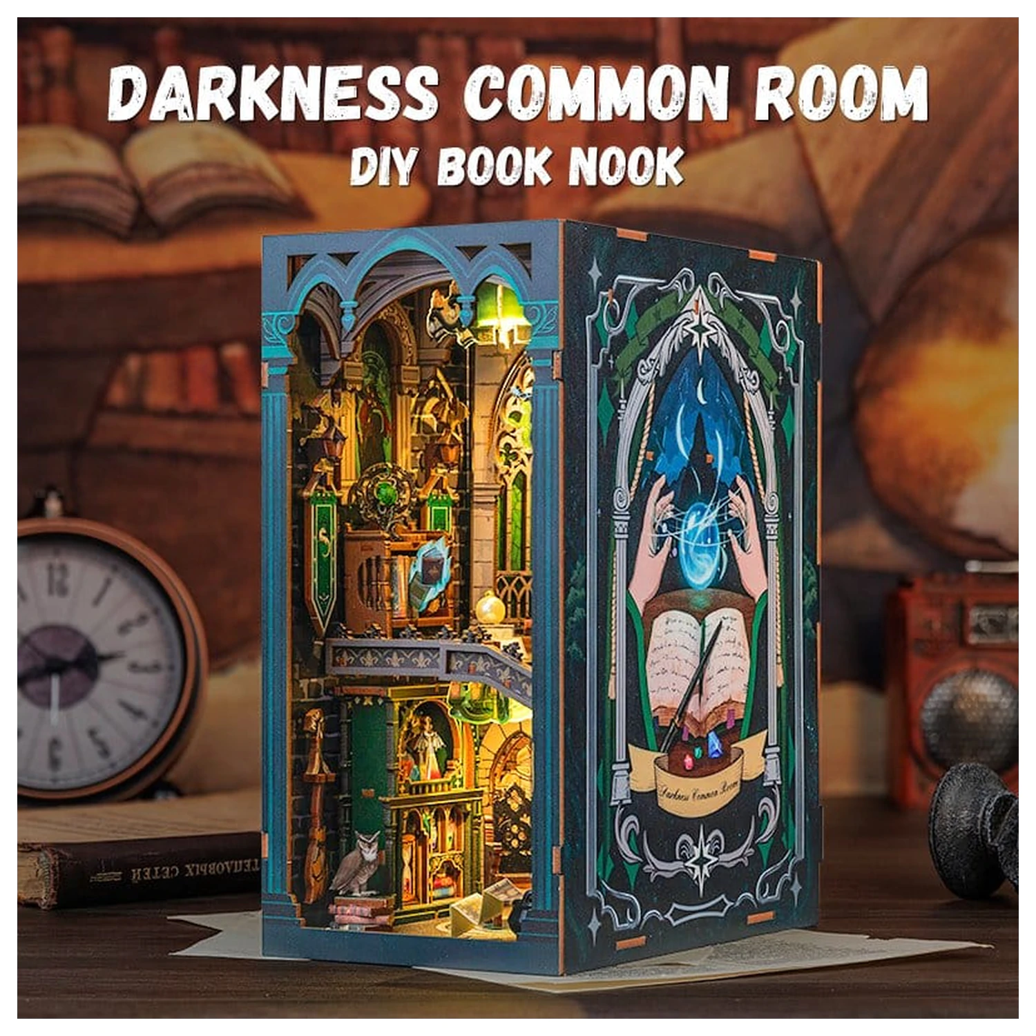 Book Nook Darkness Common Room 23 x 11 cm fotografija izdelka