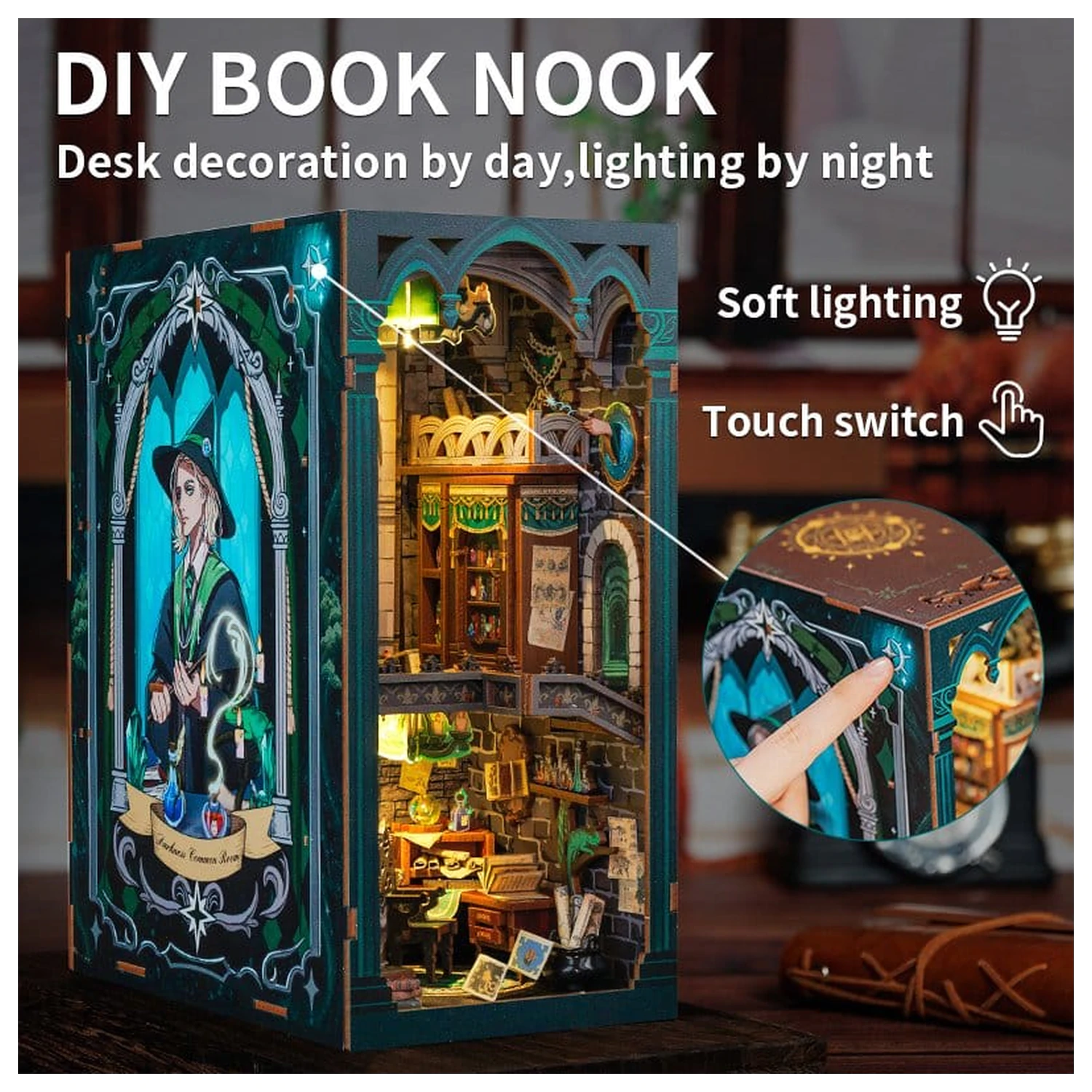 Book Nook Darkness Common Room 23 x 11 cm fotografija izdelka