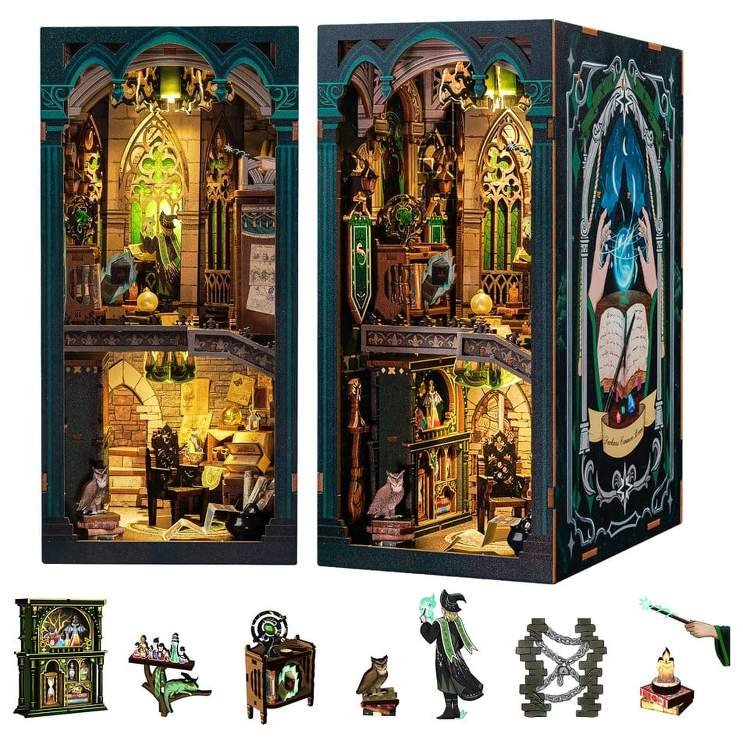 Book Nook Darkness Common Room 23 x 11 cm fotografija izdelka