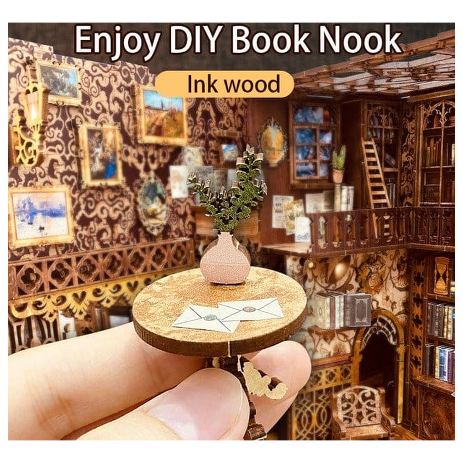 Book Nook Eternal Bookstore 23 x 11 cm fotografija izdelka