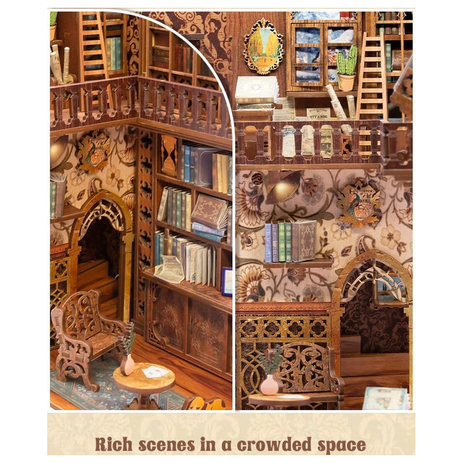 Book Nook Eternal Bookstore 23 x 11 cm fotografija izdelka
