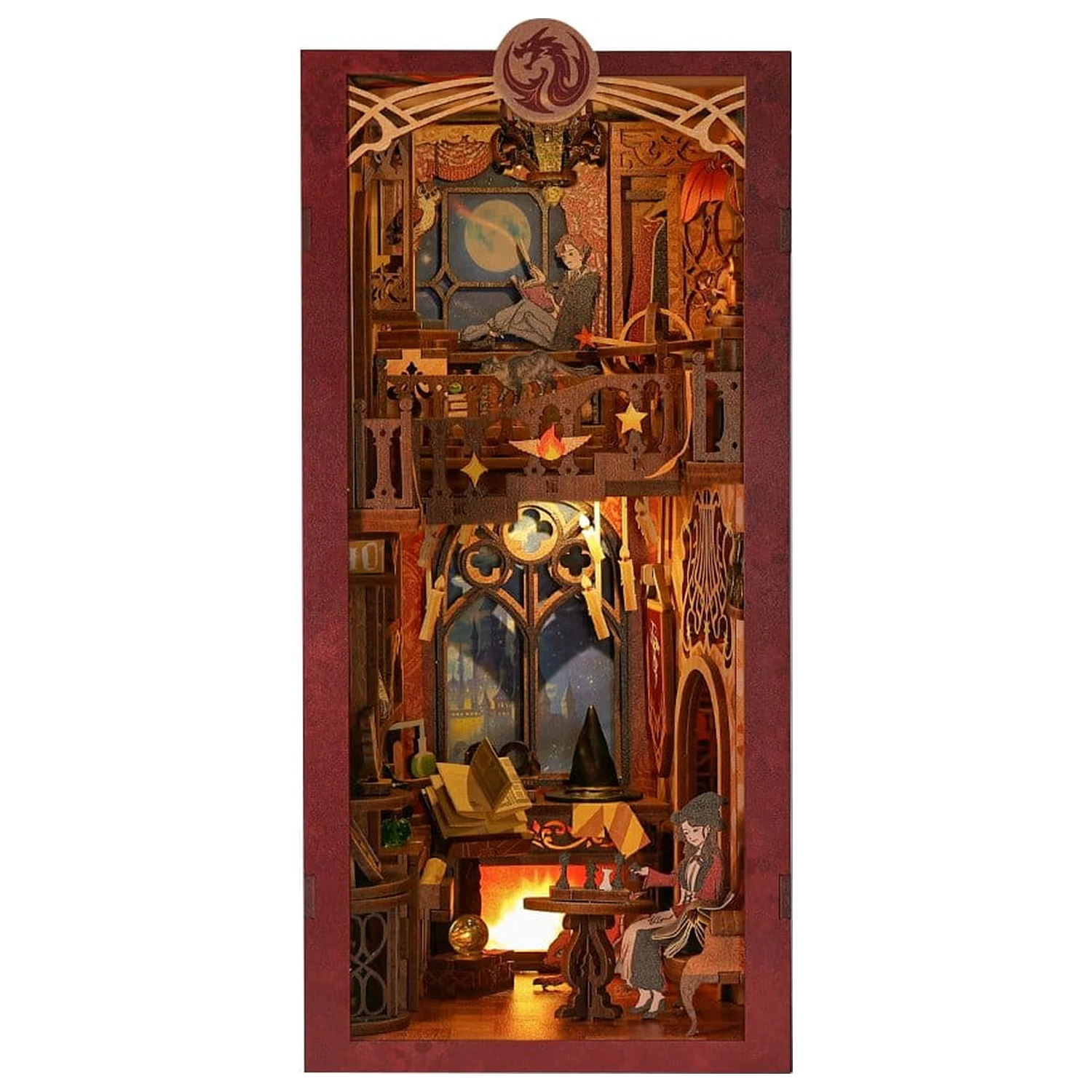 Book Nook Flame Common Room 23 x 11 cm fotografija izdelka