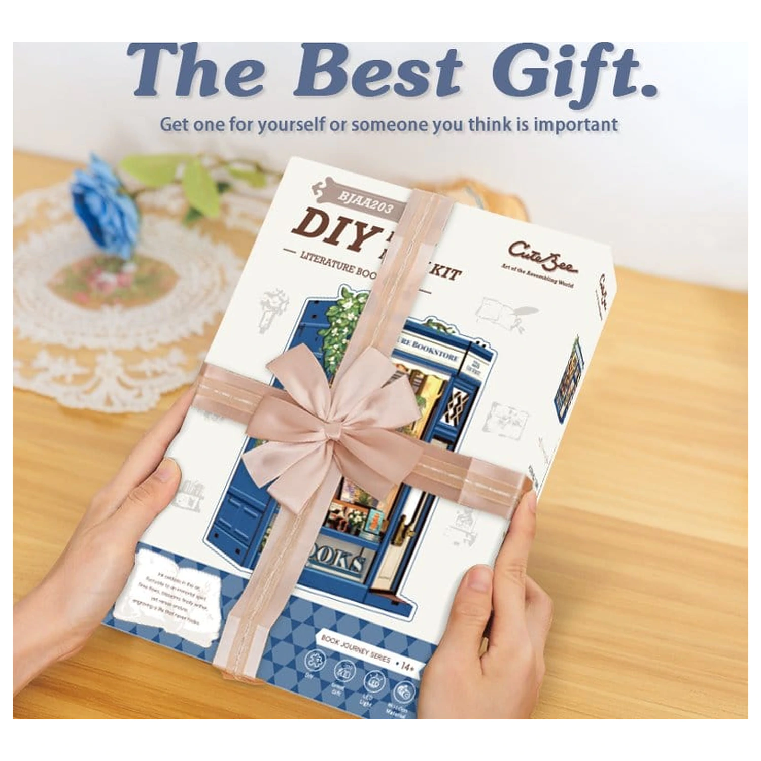 Kotiček za knjige Literatura Knjigarna 17 x 12 cm fotografija izdelka