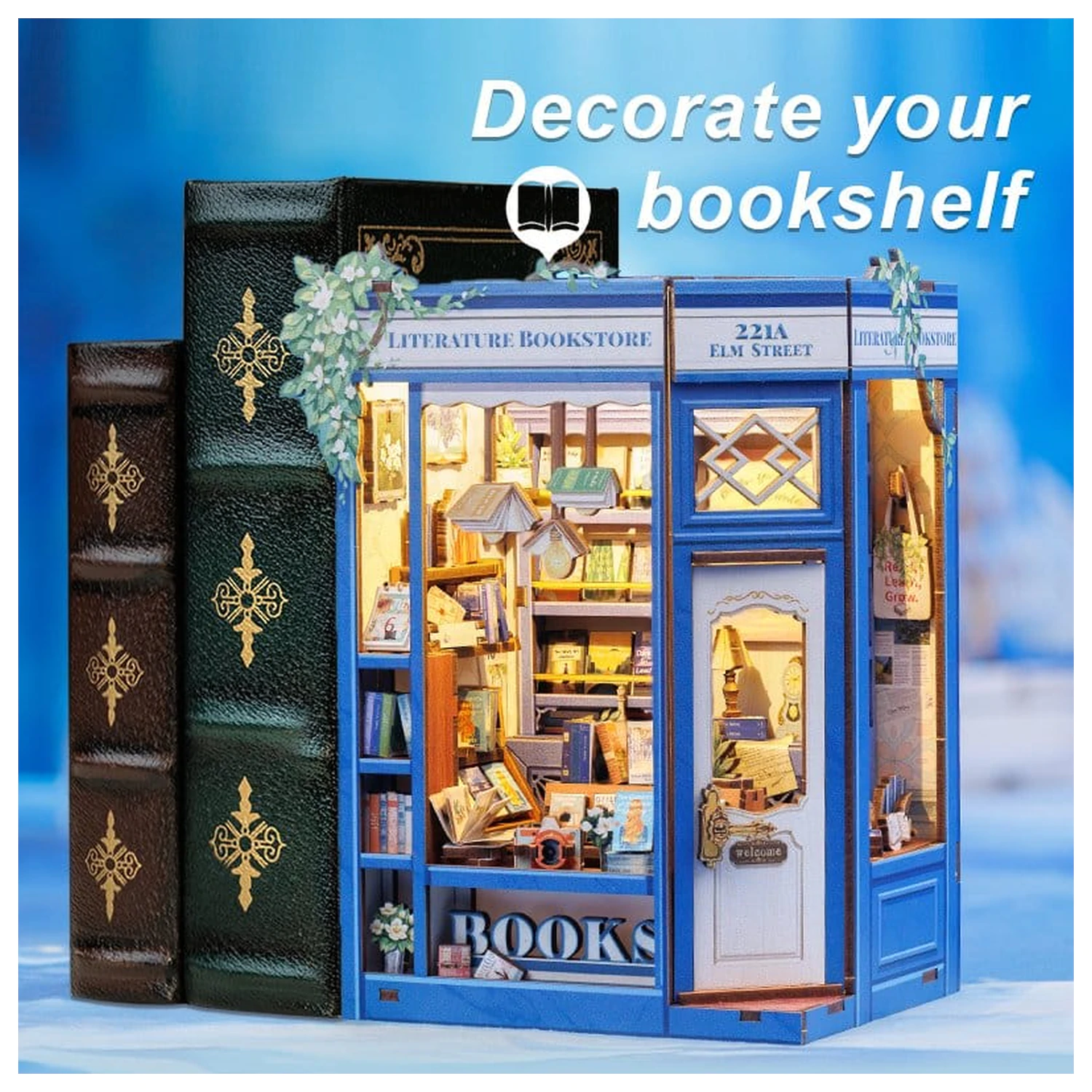 Kotiček za knjige Literatura Knjigarna 17 x 12 cm fotografija izdelka