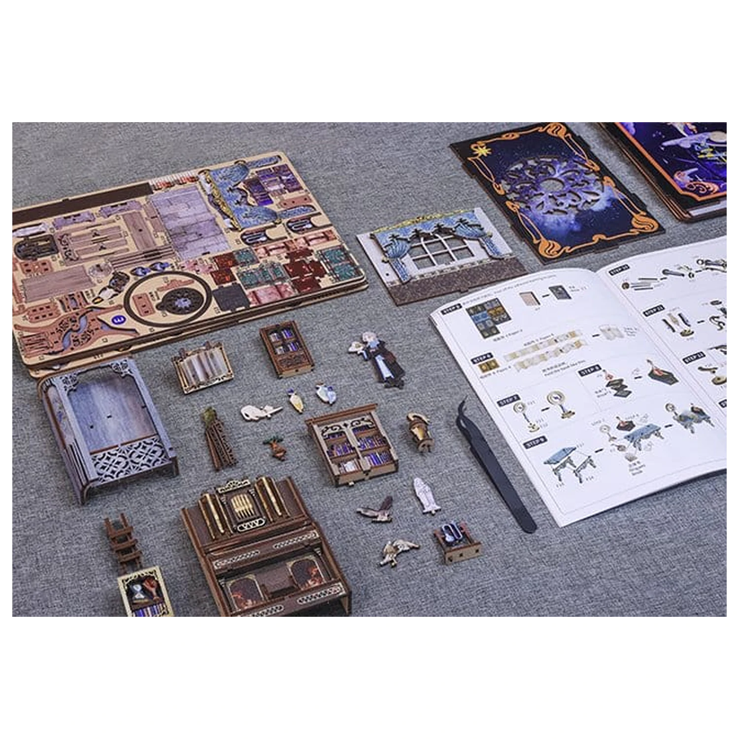 Book Nook Nebula Common Room 23 x 11 centimetrov fotografija izdelka