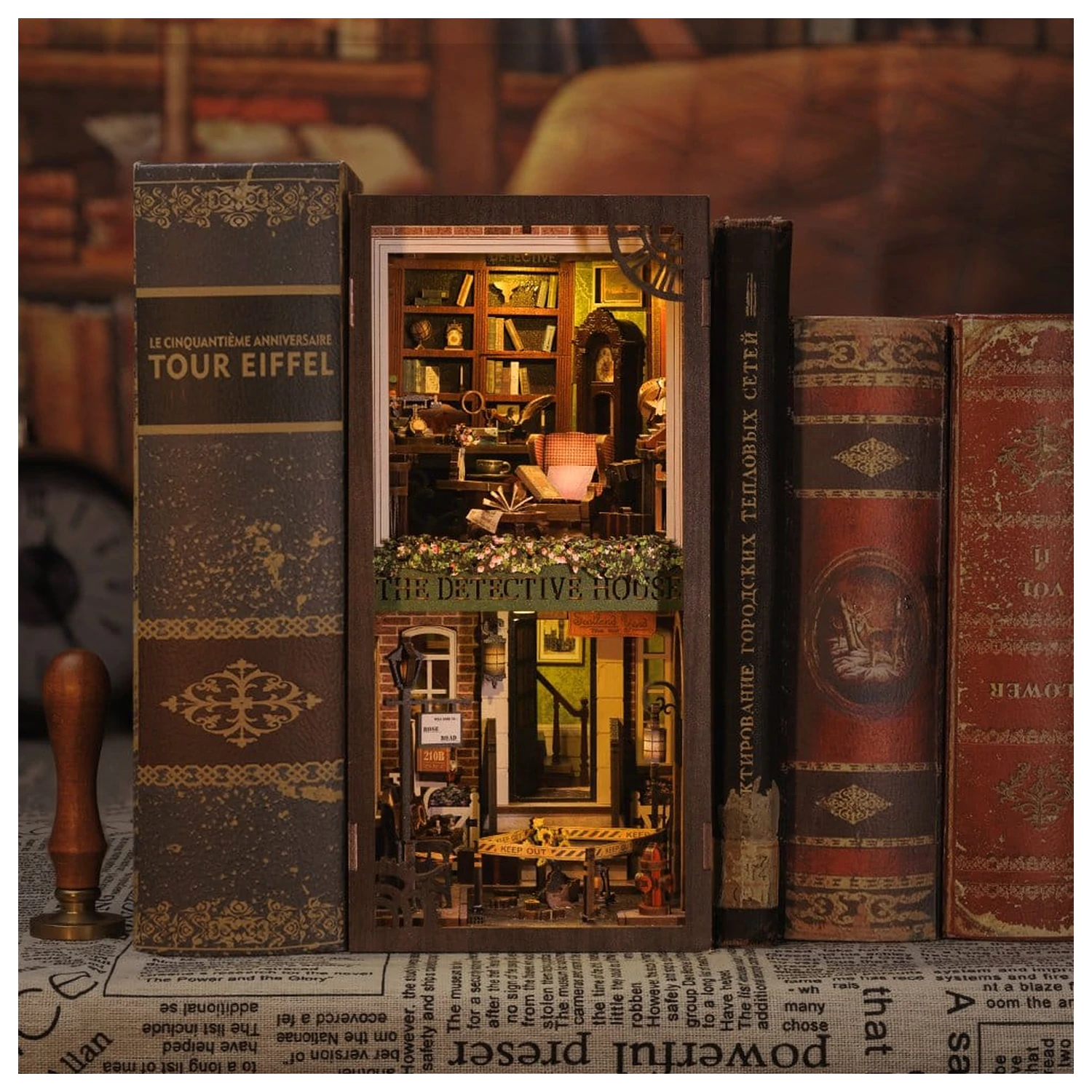 Book Nook Rose Detective Agency 23 x 11 cm fotografija izdelka