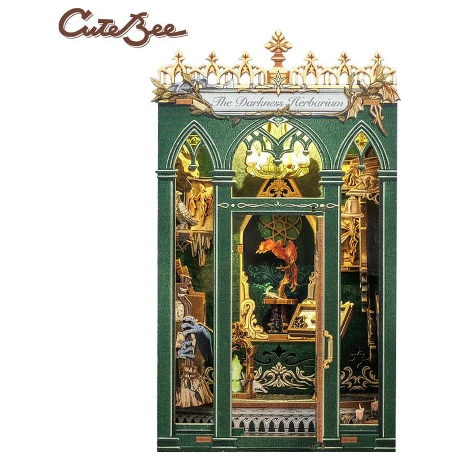 Book Nook The Darkness Herbarij 17 x 12 cm fotografija izdelka