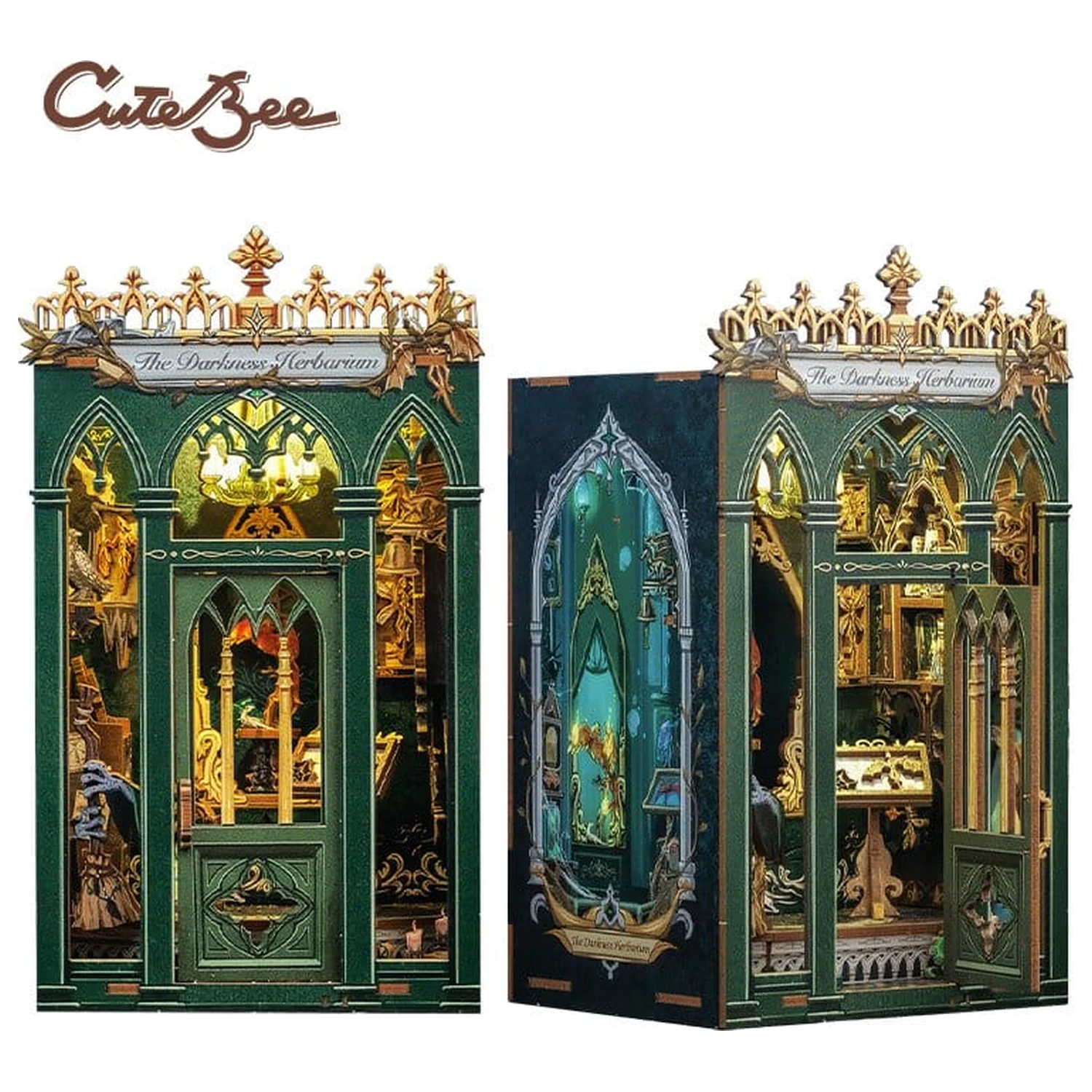 Book Nook The Darkness Herbarij 17 x 12 cm fotografija izdelka