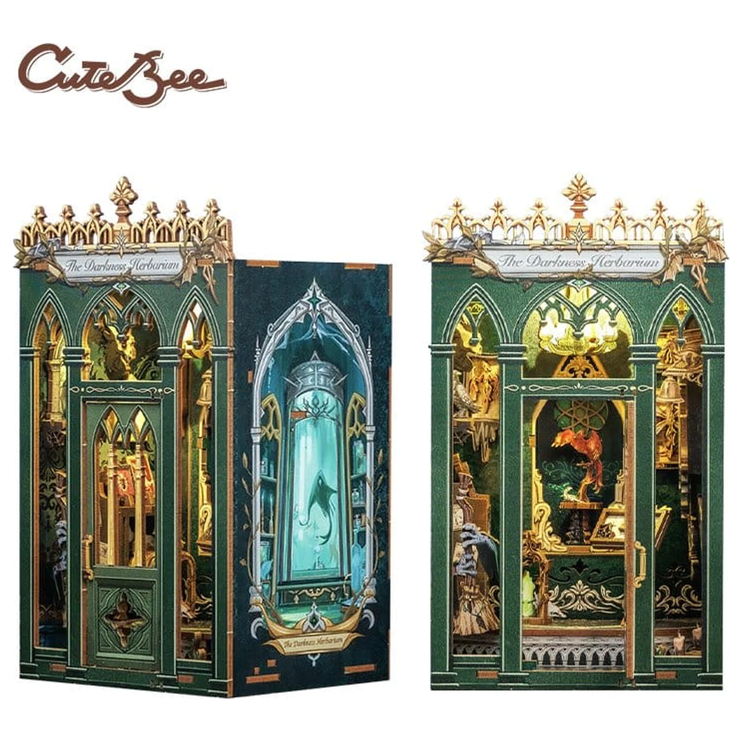 Book Nook The Darkness Herbarij 17 x 12 cm fotografija izdelka